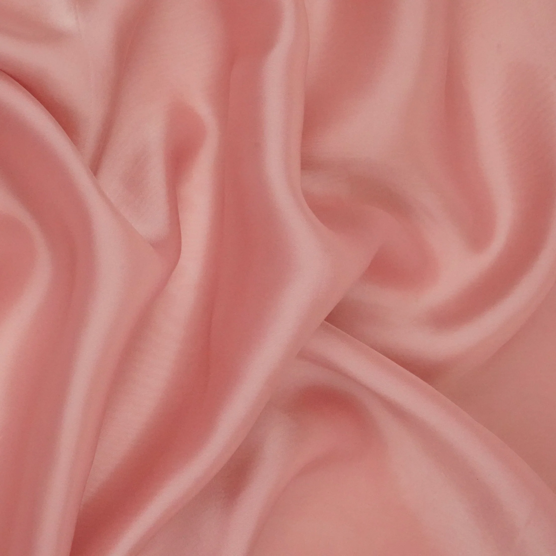 Peach Solid Roman Silk Fabric PFM-16 - Image 3