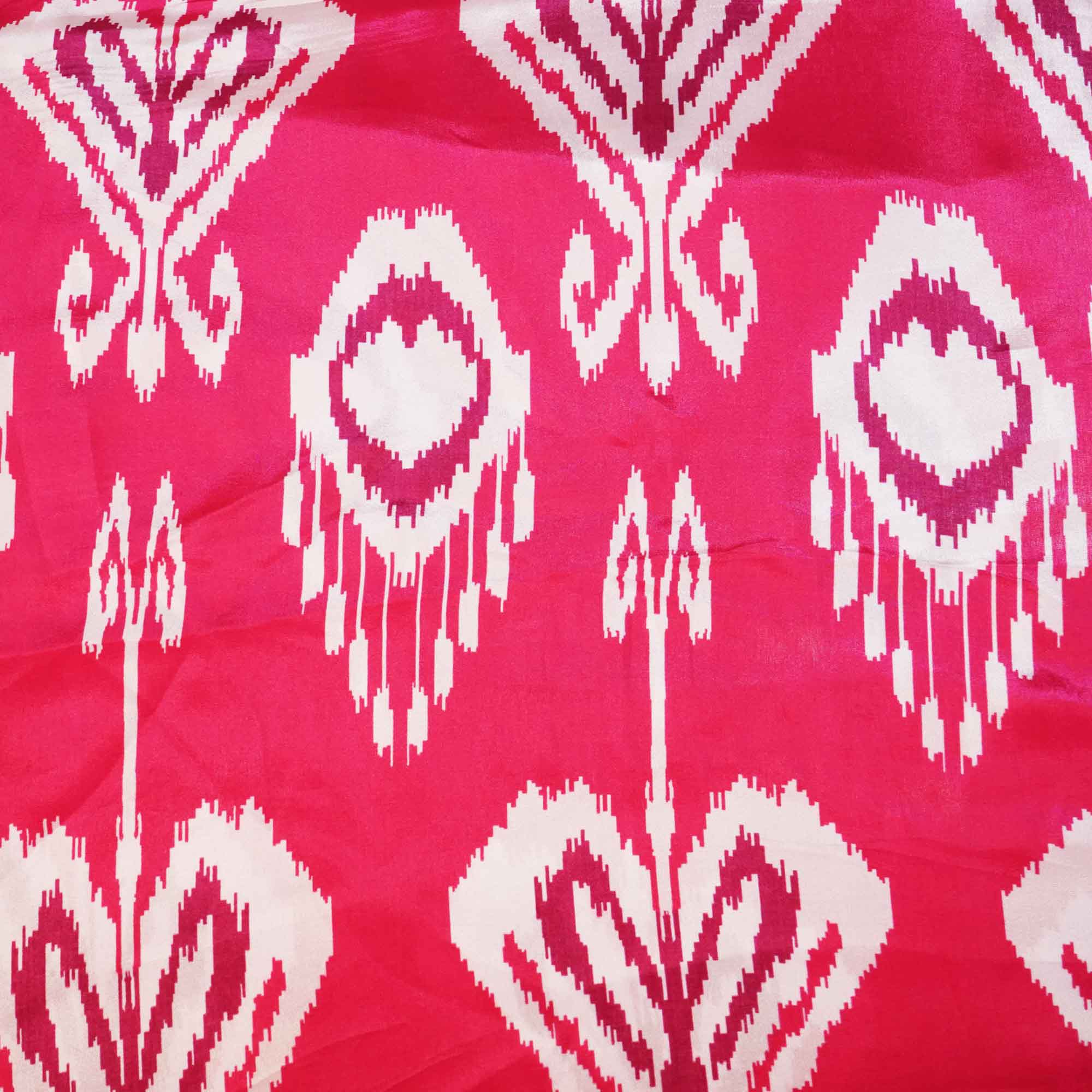 Pink Abstract Print Crepe Fabric MTF-27235 - Image 4