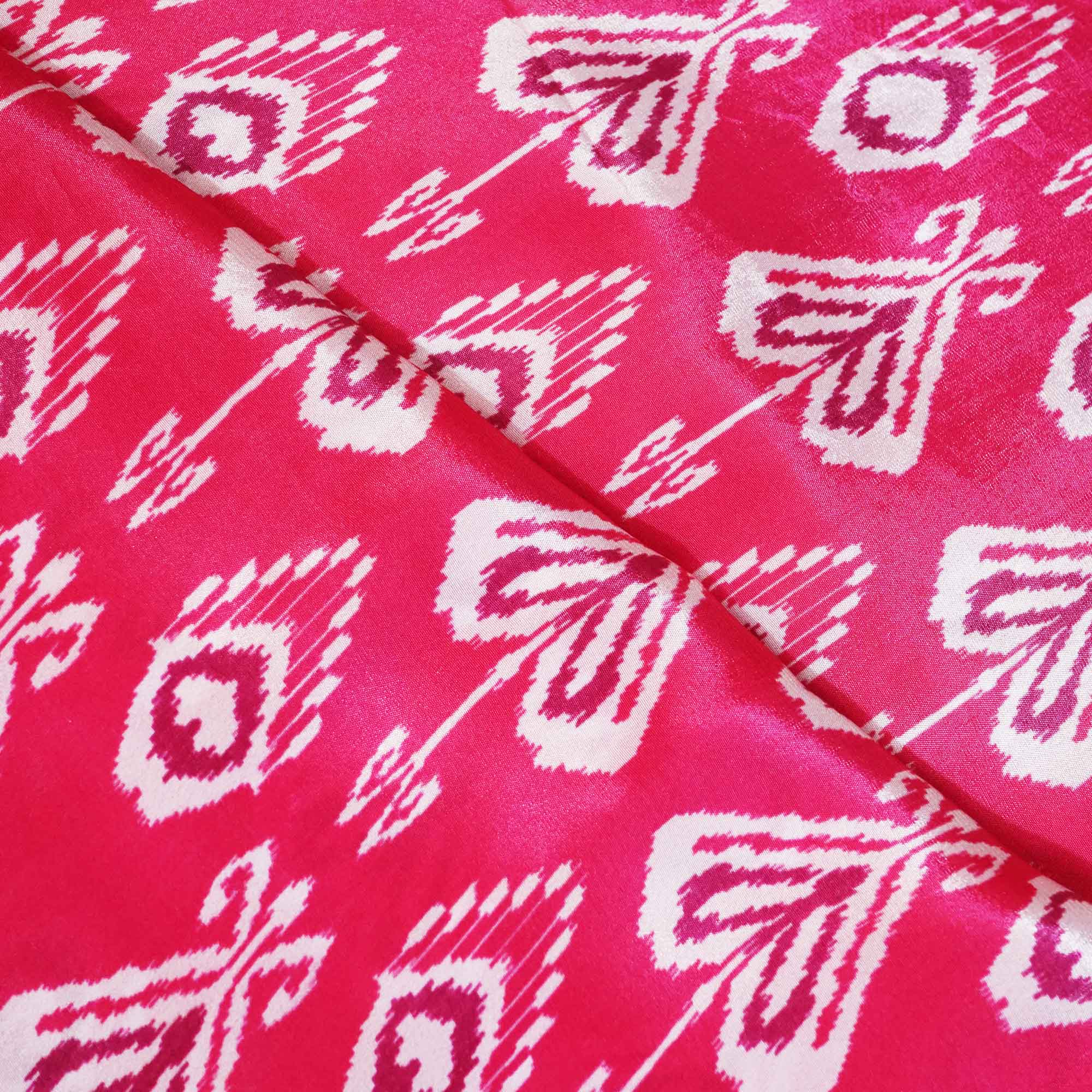 Pink Abstract Print Crepe Fabric MTF-27236 - Image 3