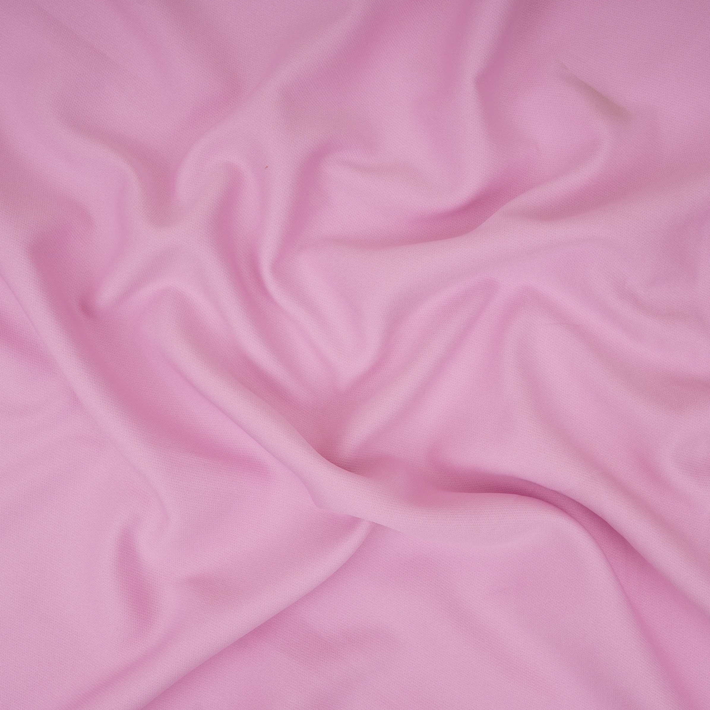 Pink Solid Banana Crepe Fabric LIB-09 - Image 3