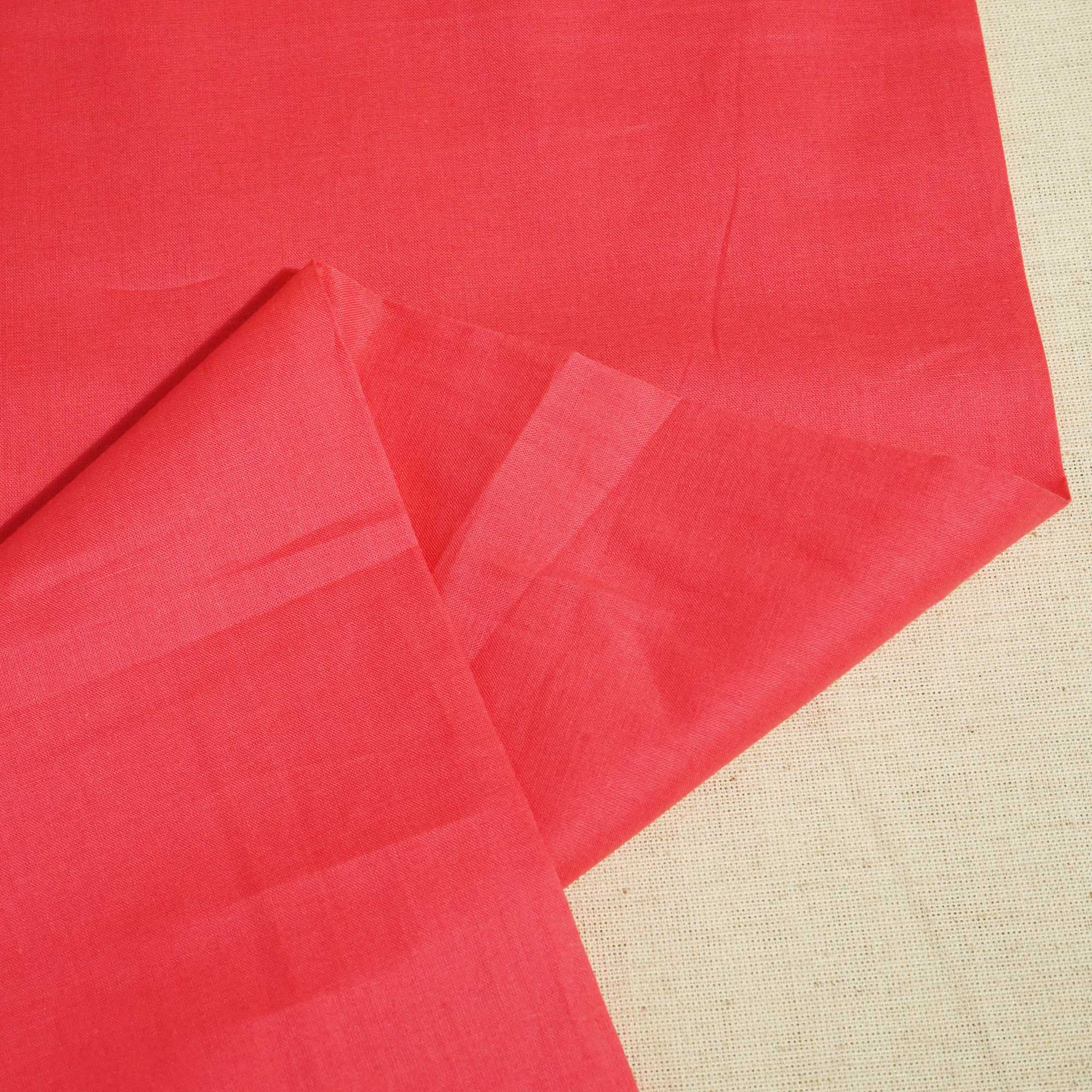 Pink Solid Cotton Mulmul MSMR-17024 - Image 2