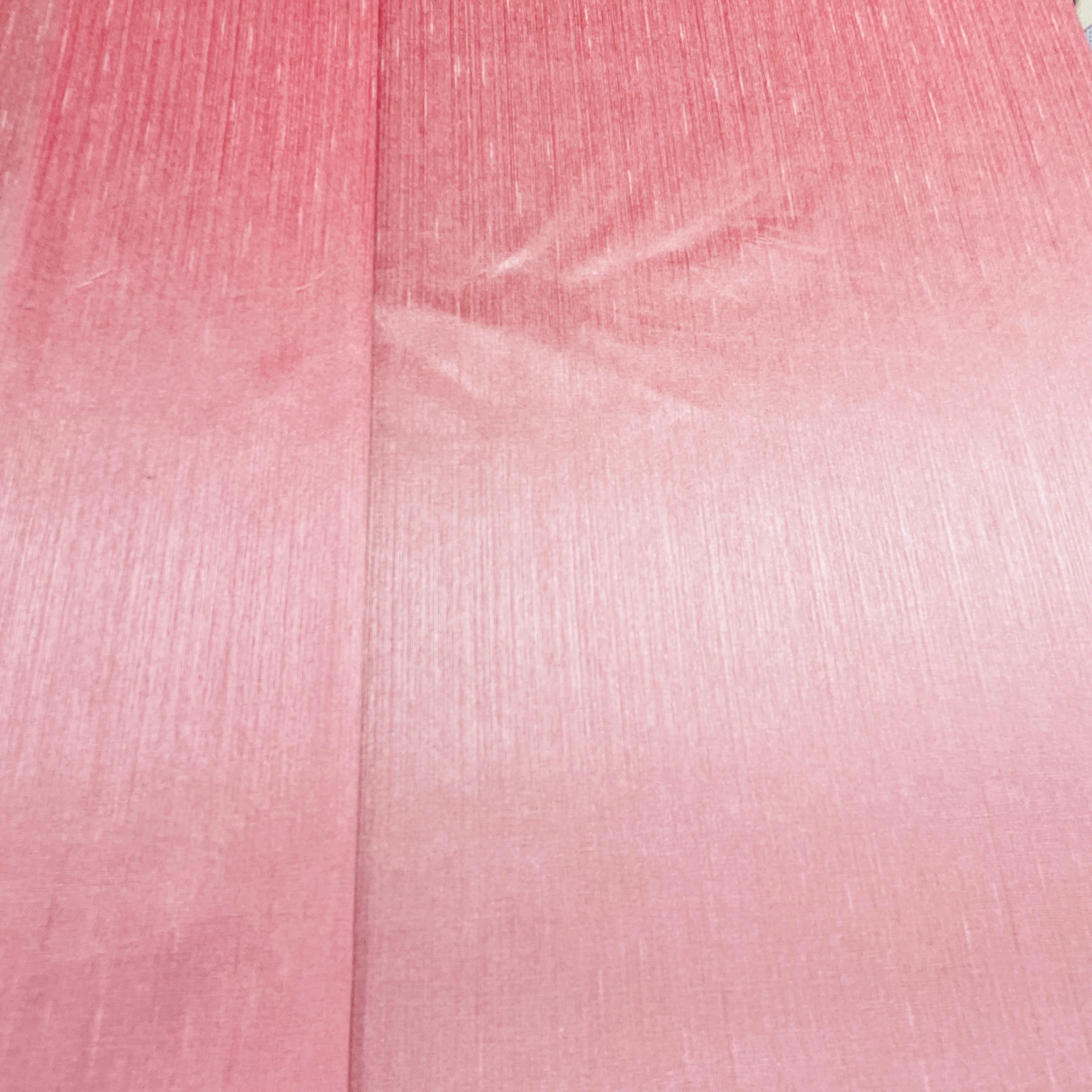 Pink Solid Silk Tafetta Fabric - Image 4