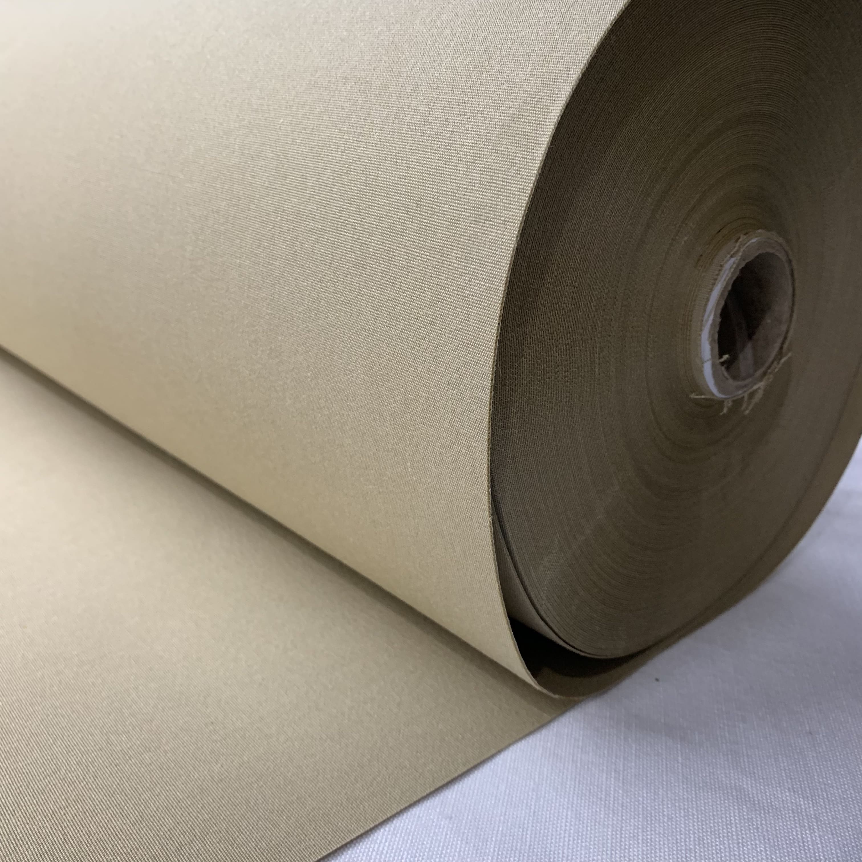 Premium Beige Solid Acrylic Fabric - Image 3