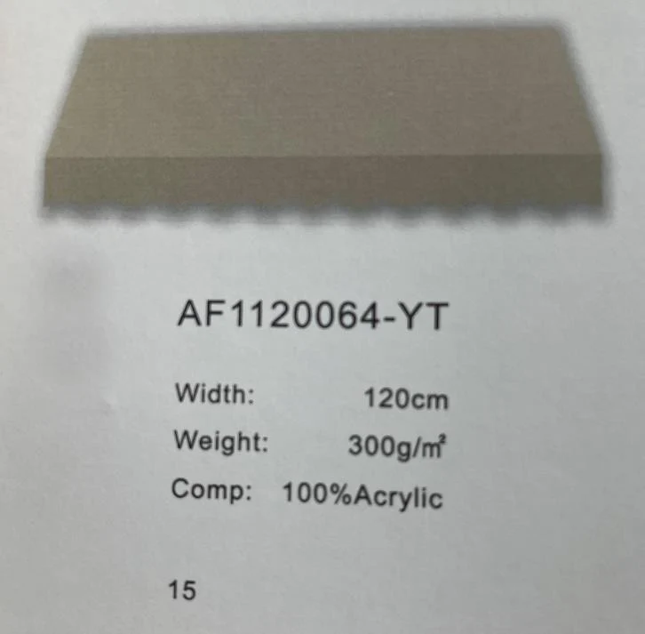 Premium Beige Solid Acrylic Fabric - Image 4