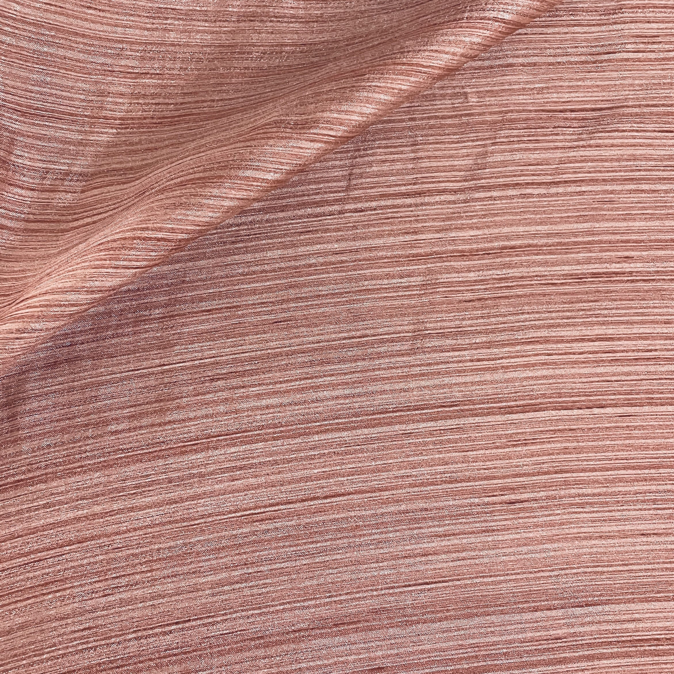 Premium Dull Orange Solid Tusser Khadi Fabric - Image 3