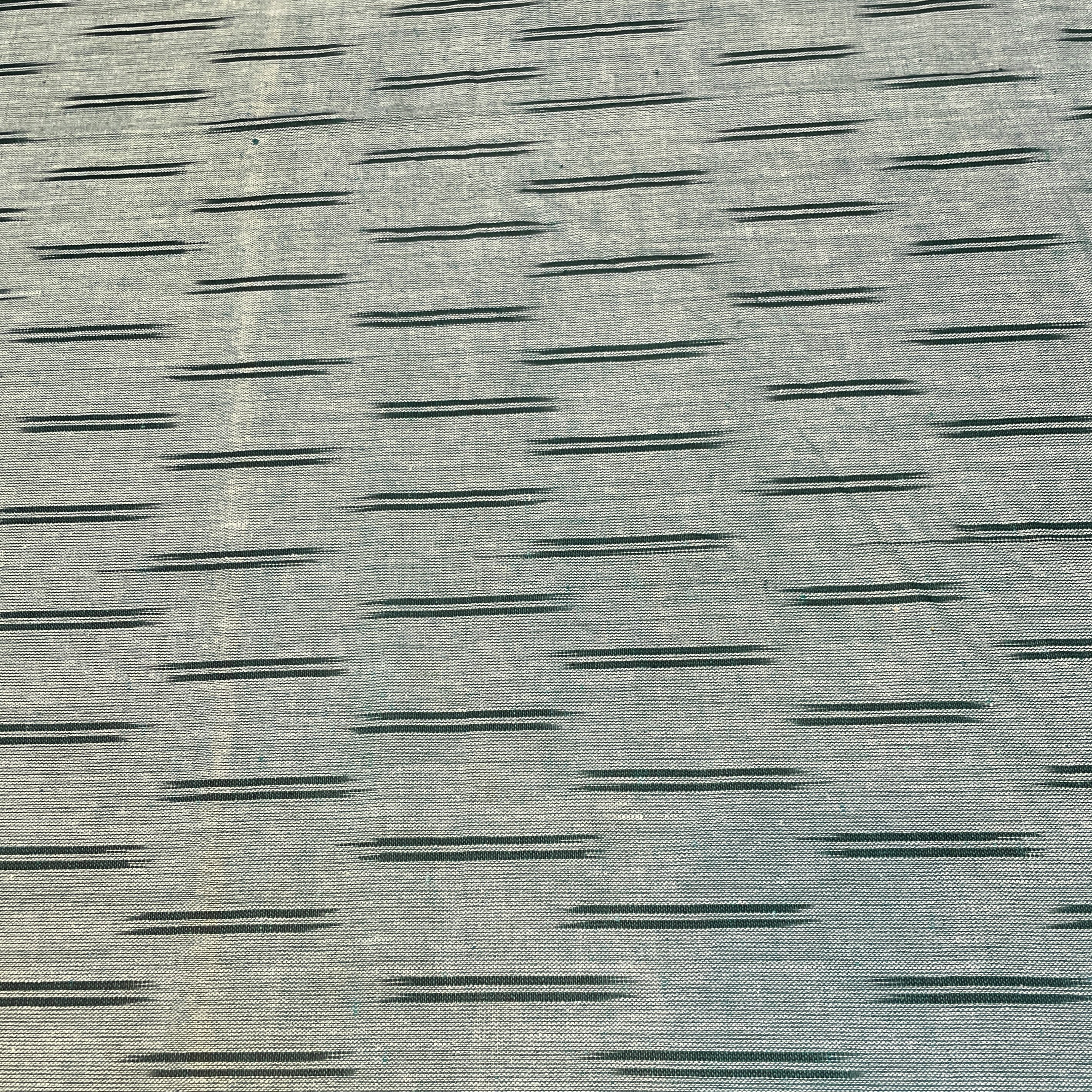 Premium Green Ikkat Print Cotton Fabric - Image 2