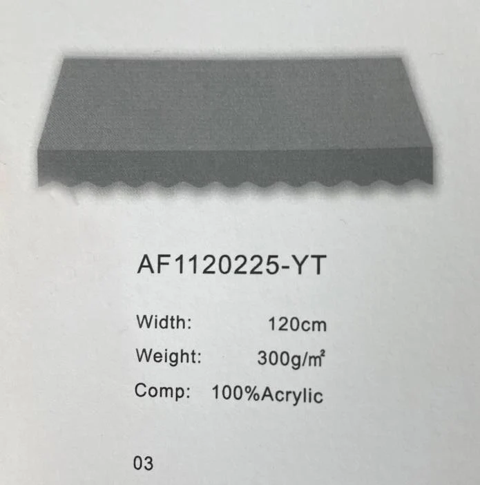Premium Grey Solid Acrylic Fabric - Image 4