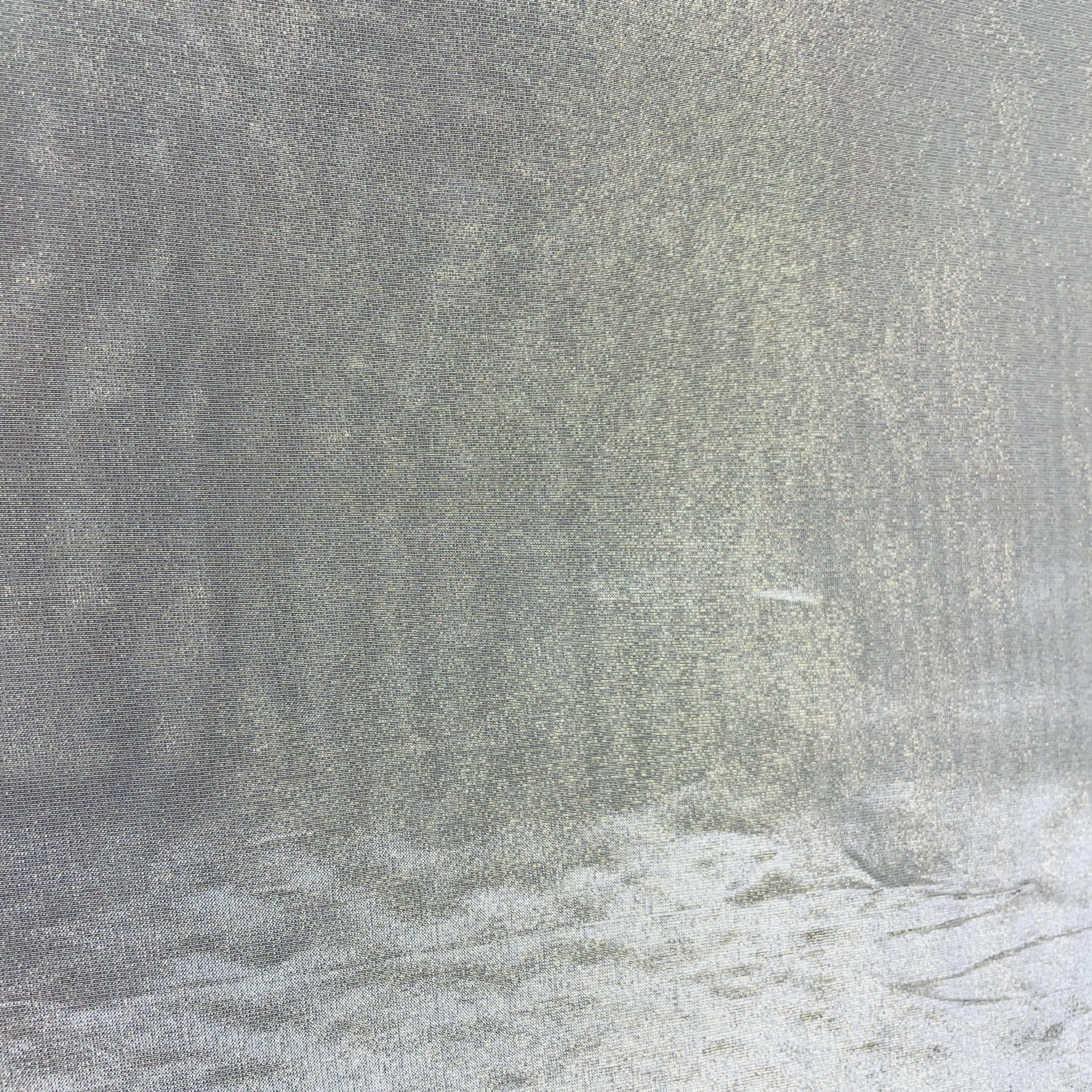 Premium Grey Solid Viscose Tissue Fabric - Image 2