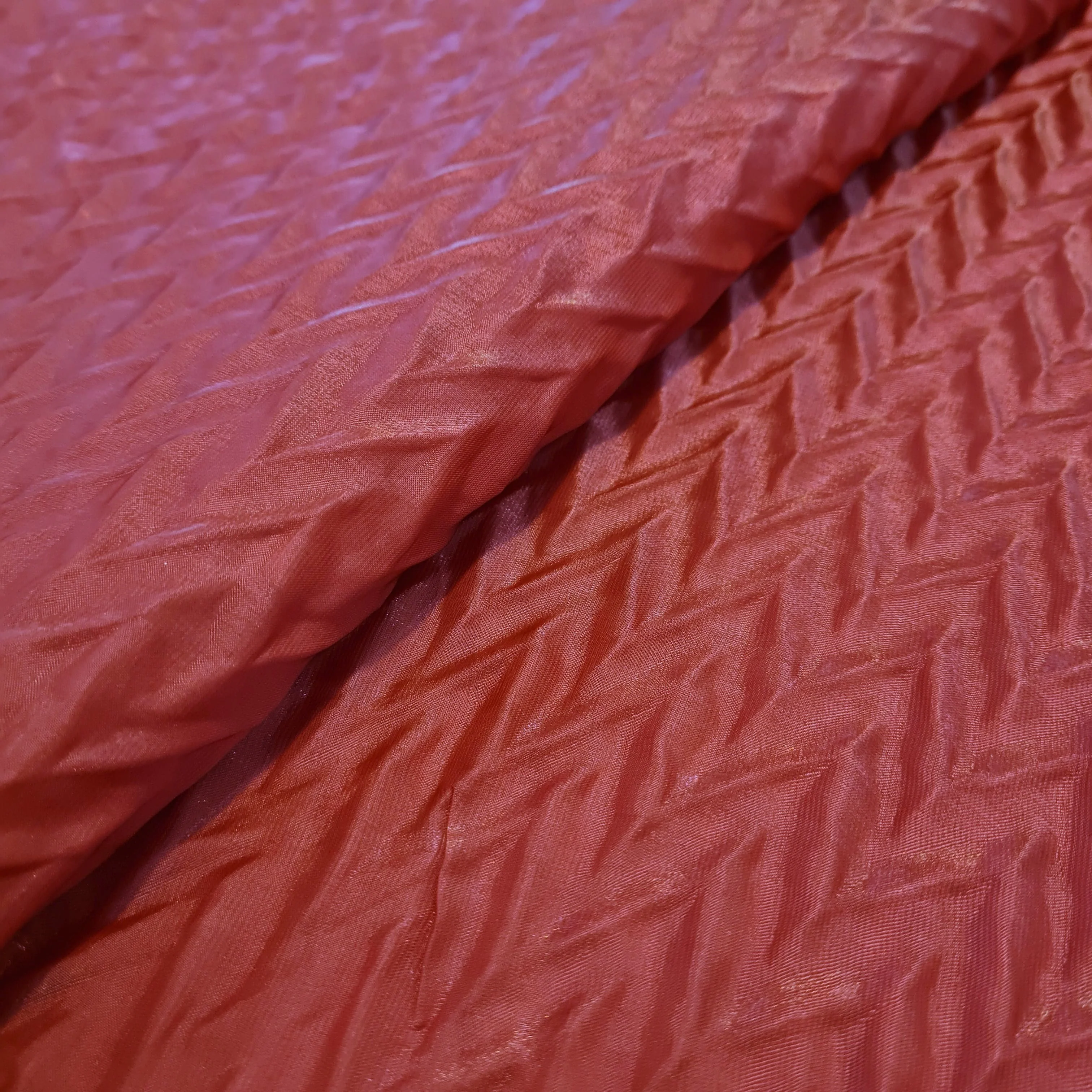 Premium Magenta Pink Organza Fabric - Image 3