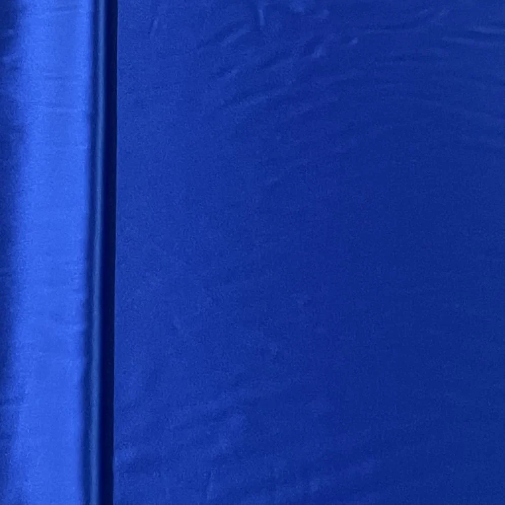Premium Royal Blue Solid Celina Satin With Lycra Fabric - Image 3