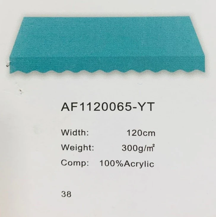Premium Turquoise Blue Solid Acrylic Fabric - Image 4