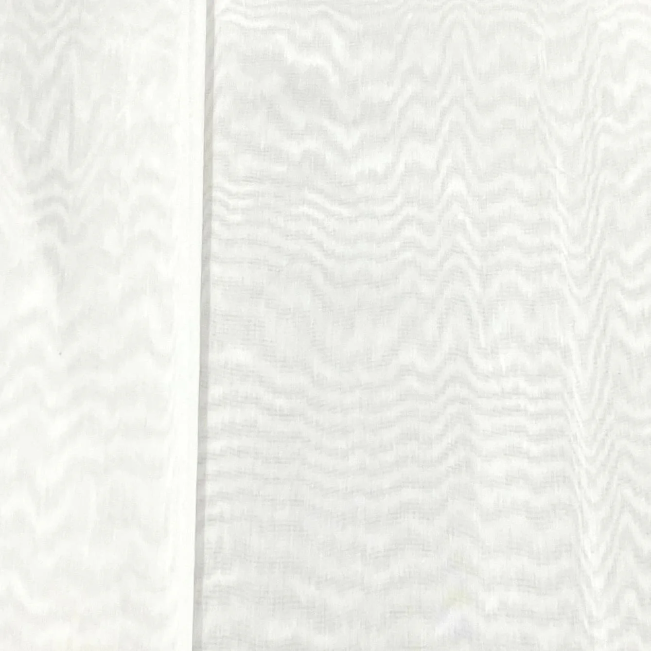 Premium White Solid Silk Chanderi Fabric - Image 3