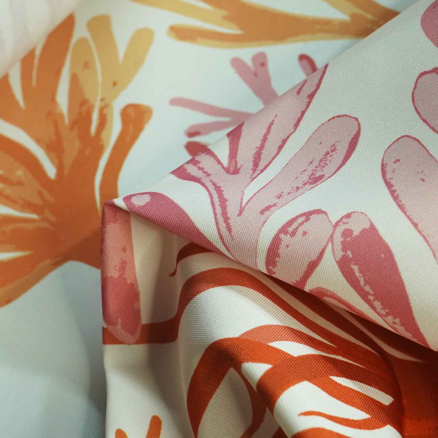 Coral Pink Printed, Printing Solution Dyed XNPT-34 - Image 2