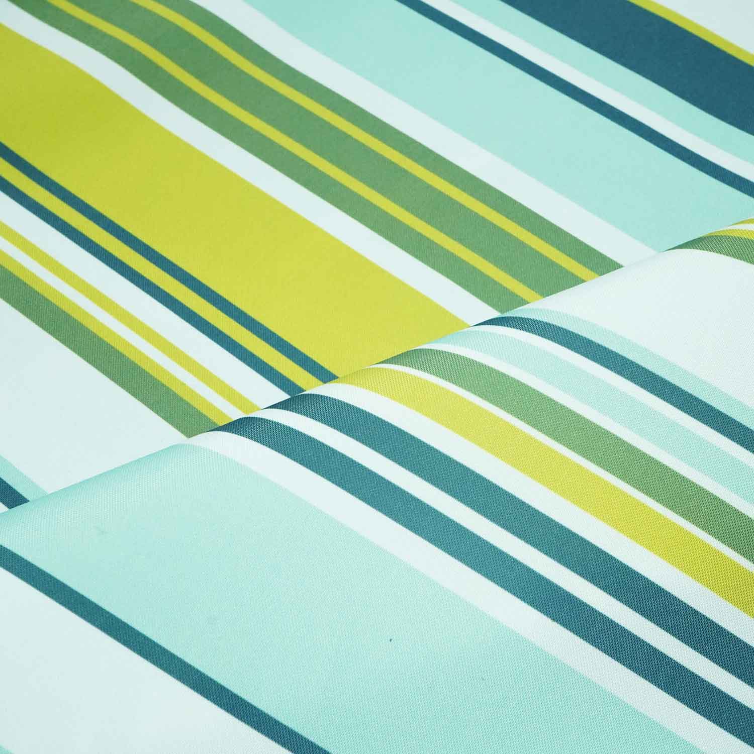 Green, Light Green Yellow, Light Blue & Grey Printed, Printing Solution Dyed XNPT-24 - Image 2