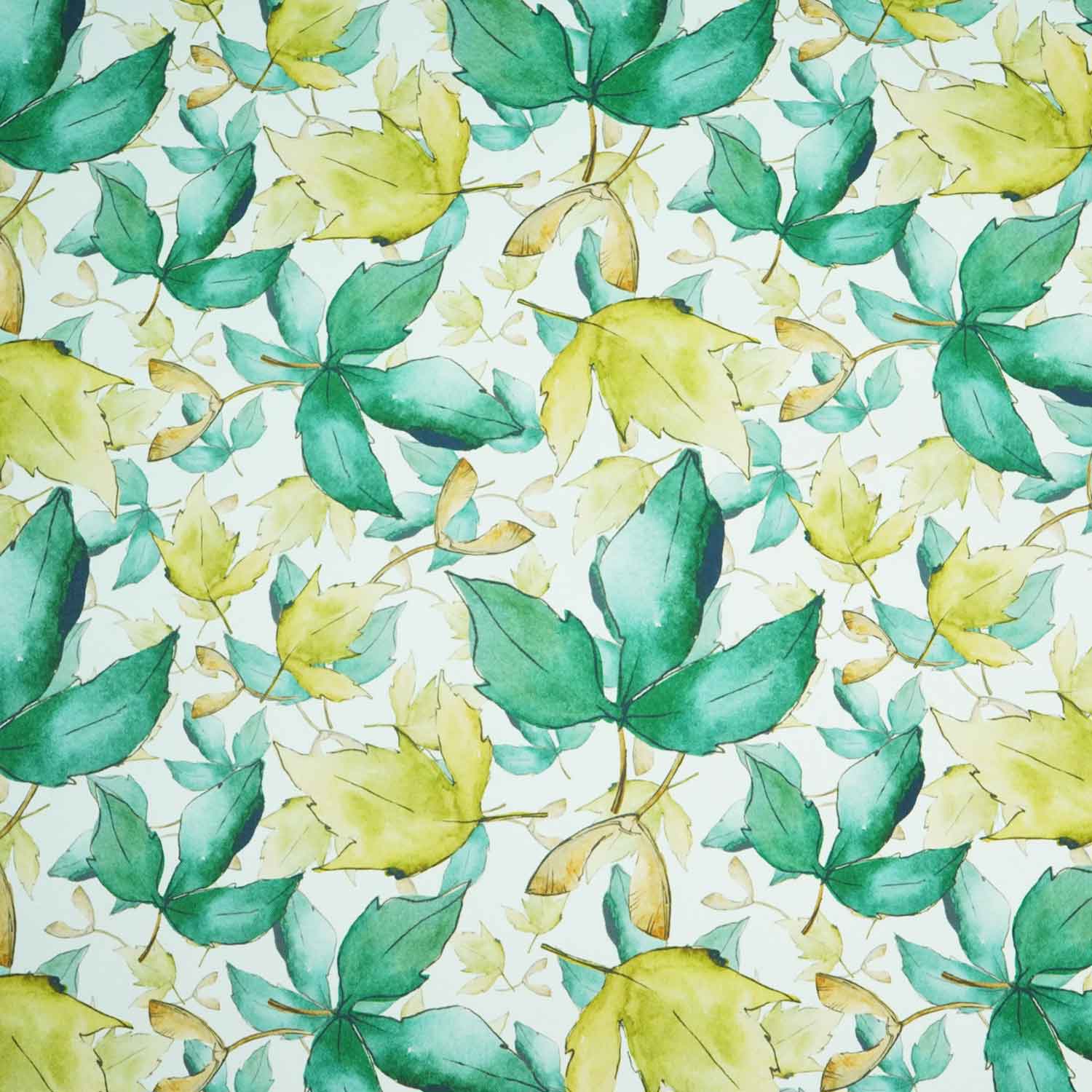 Green with Yellow & Brown Printed, Printing Solution Dyed XNPT-07 - Image 4