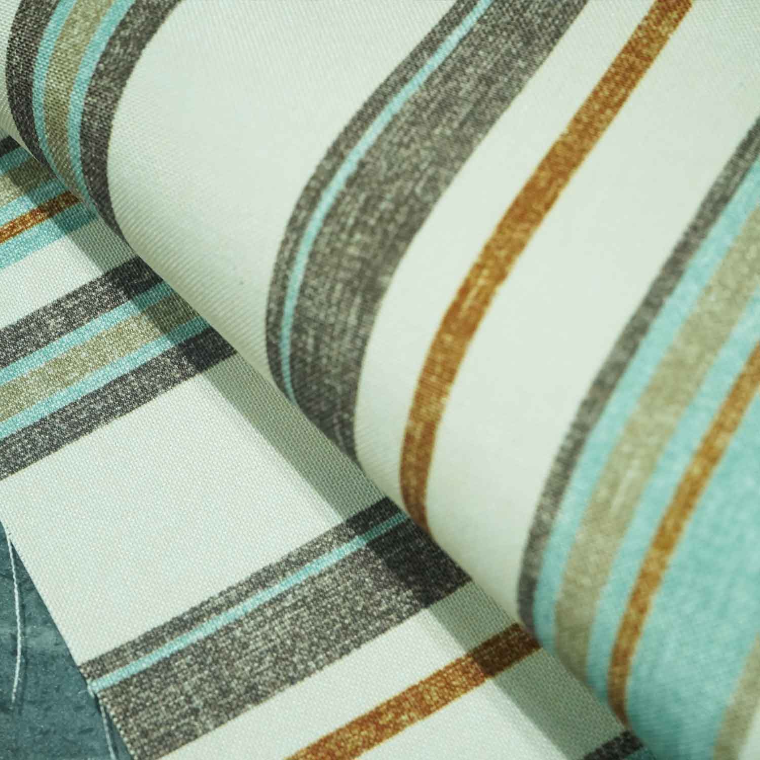 Off White, Beige Taupe, Brown, Dark Brown & Teal Printed, Printing Solution Dyed XNPT-29 - Image 3