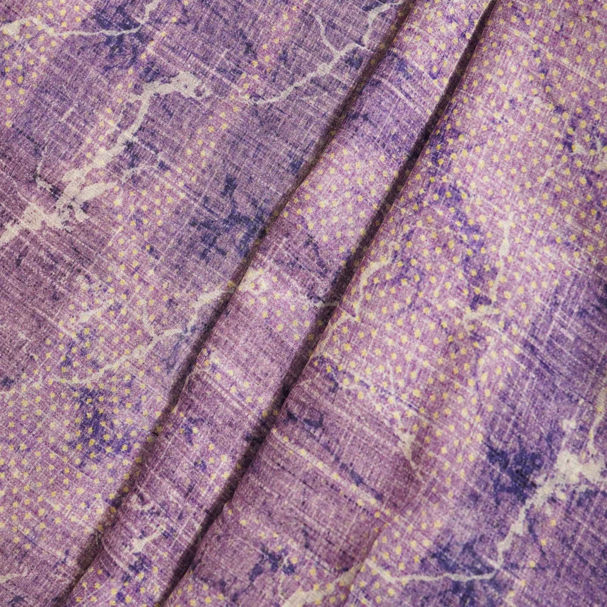 Purple Abstract Print Georgette GT-17116 - Image 3