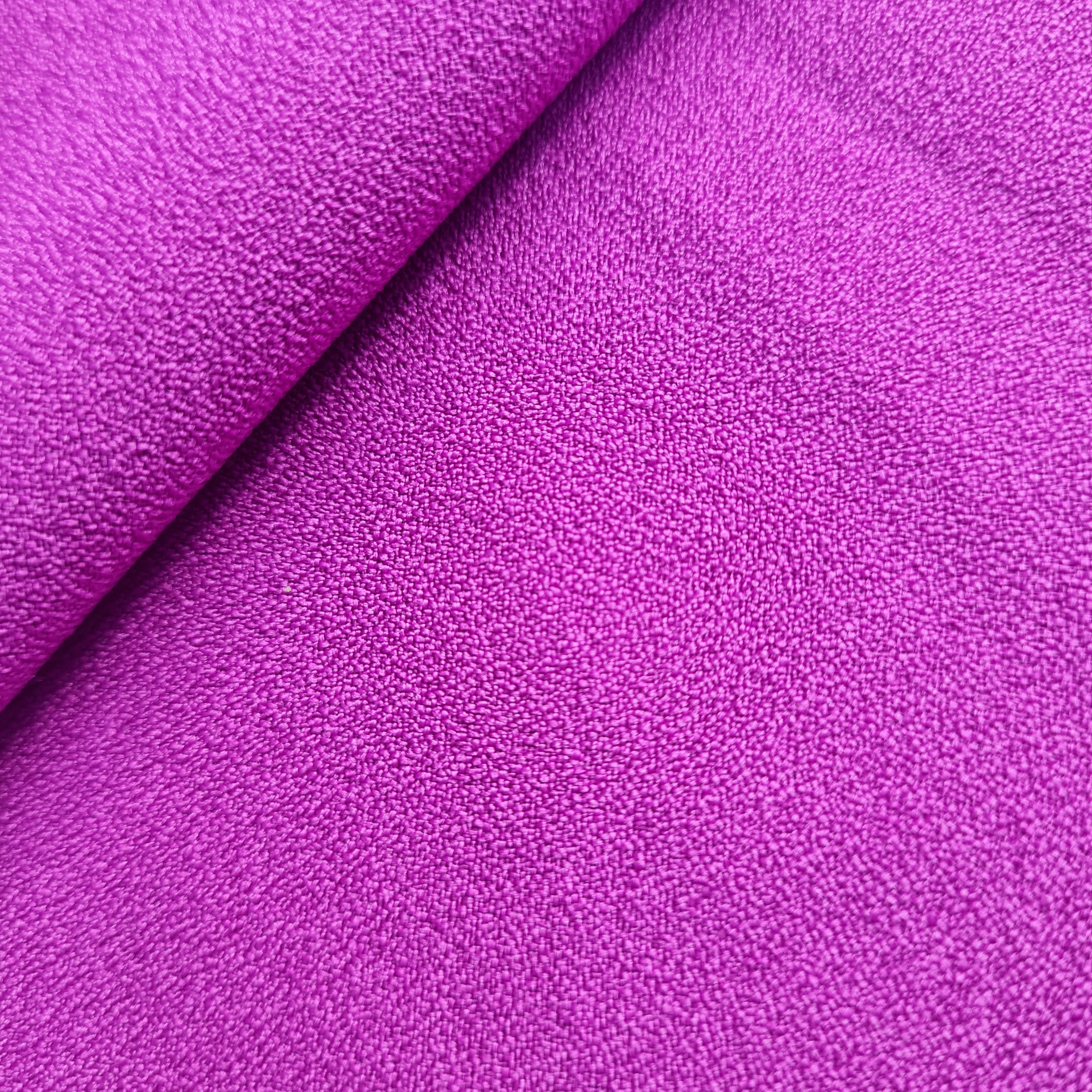 Purple Solid Moss Crepe Fabric 17892 - Image 2
