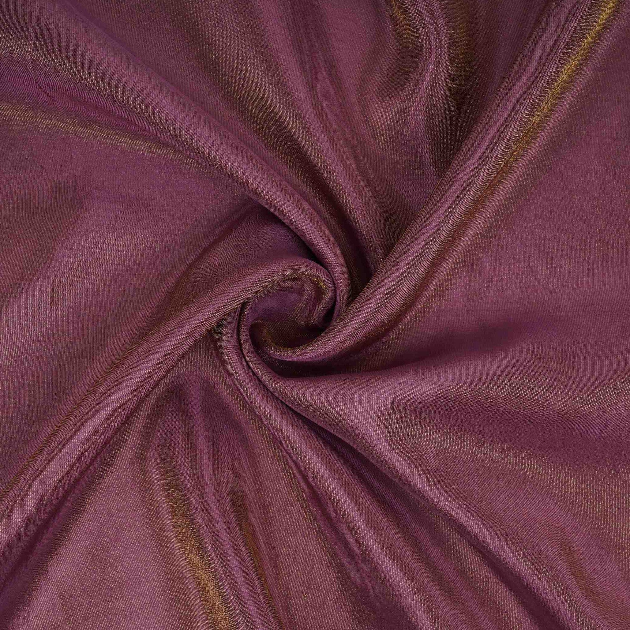 Purple Solid Shimmer Tissue Fabric NFS-13 - Image 4