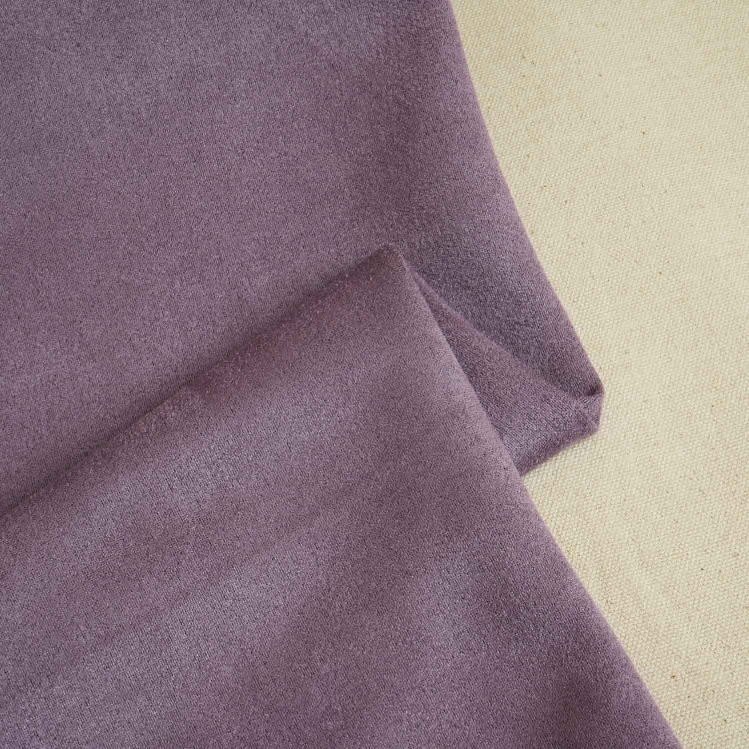 Purple Solid Suede Fabric PDM-28598 - Image 2