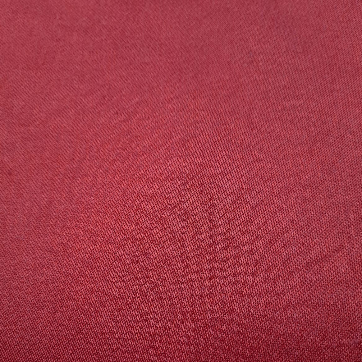 Red Maroon Solid Cotton Satin Fabric - Image 2