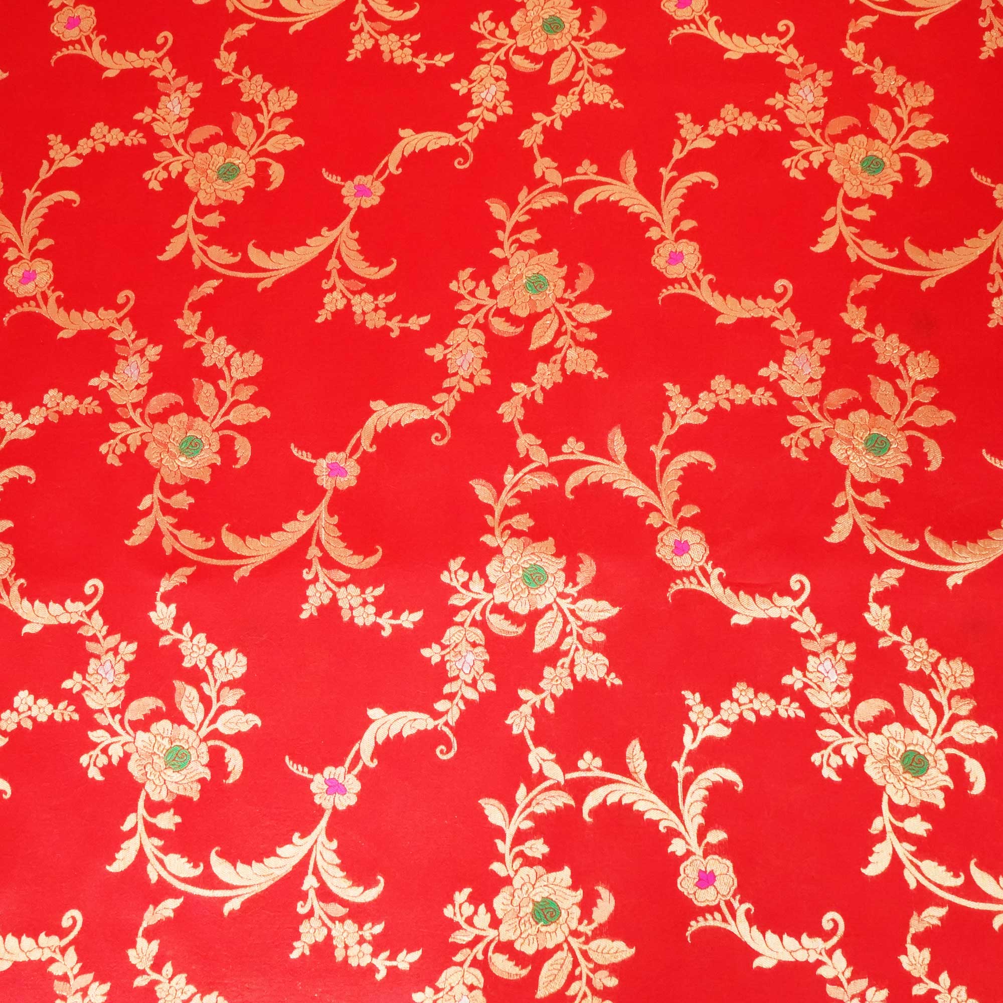 Red Mina Sona Rupa Dupian Silk YF-24414 - Image 3