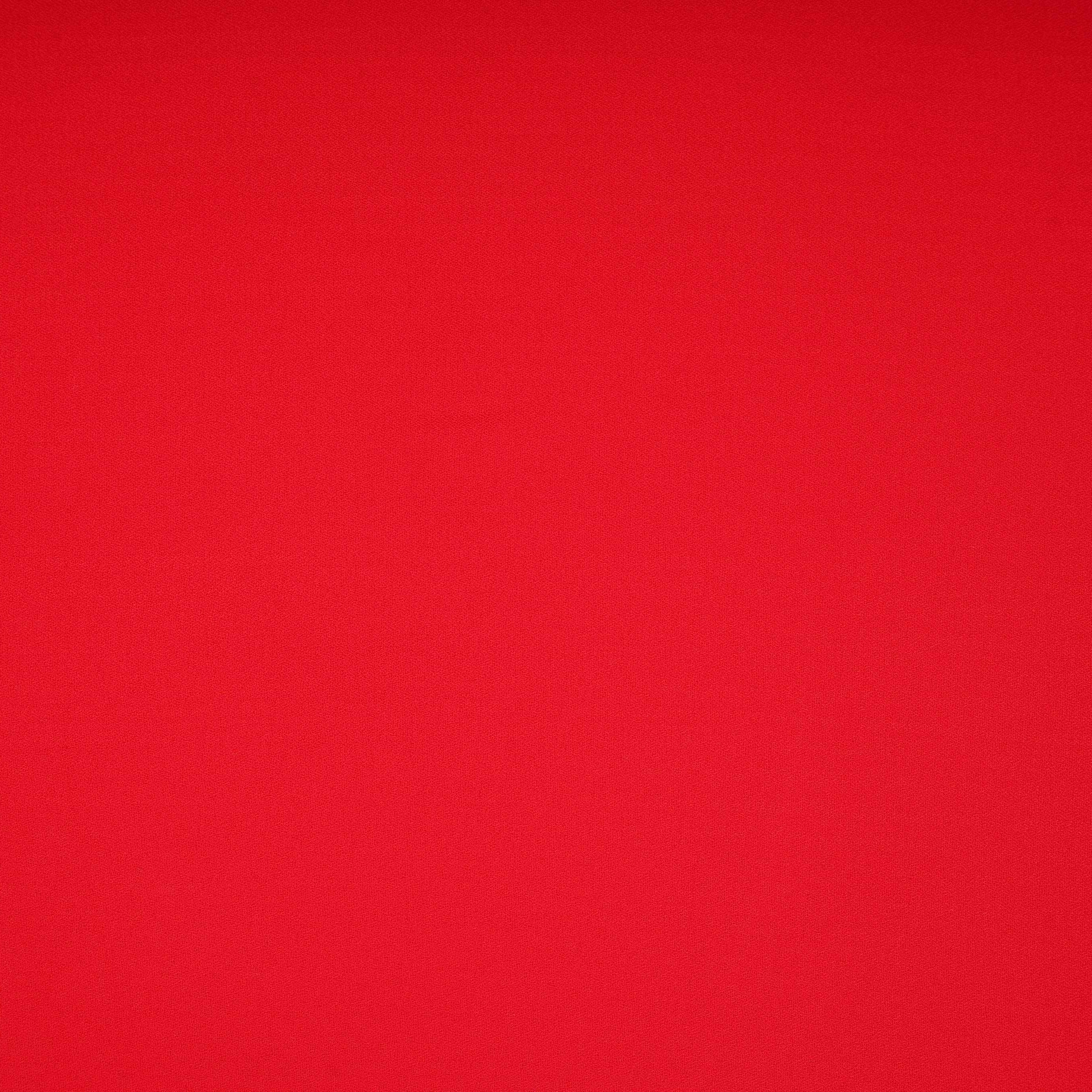 Red Solid Double Georgette Fabric LID-10 - Image 2