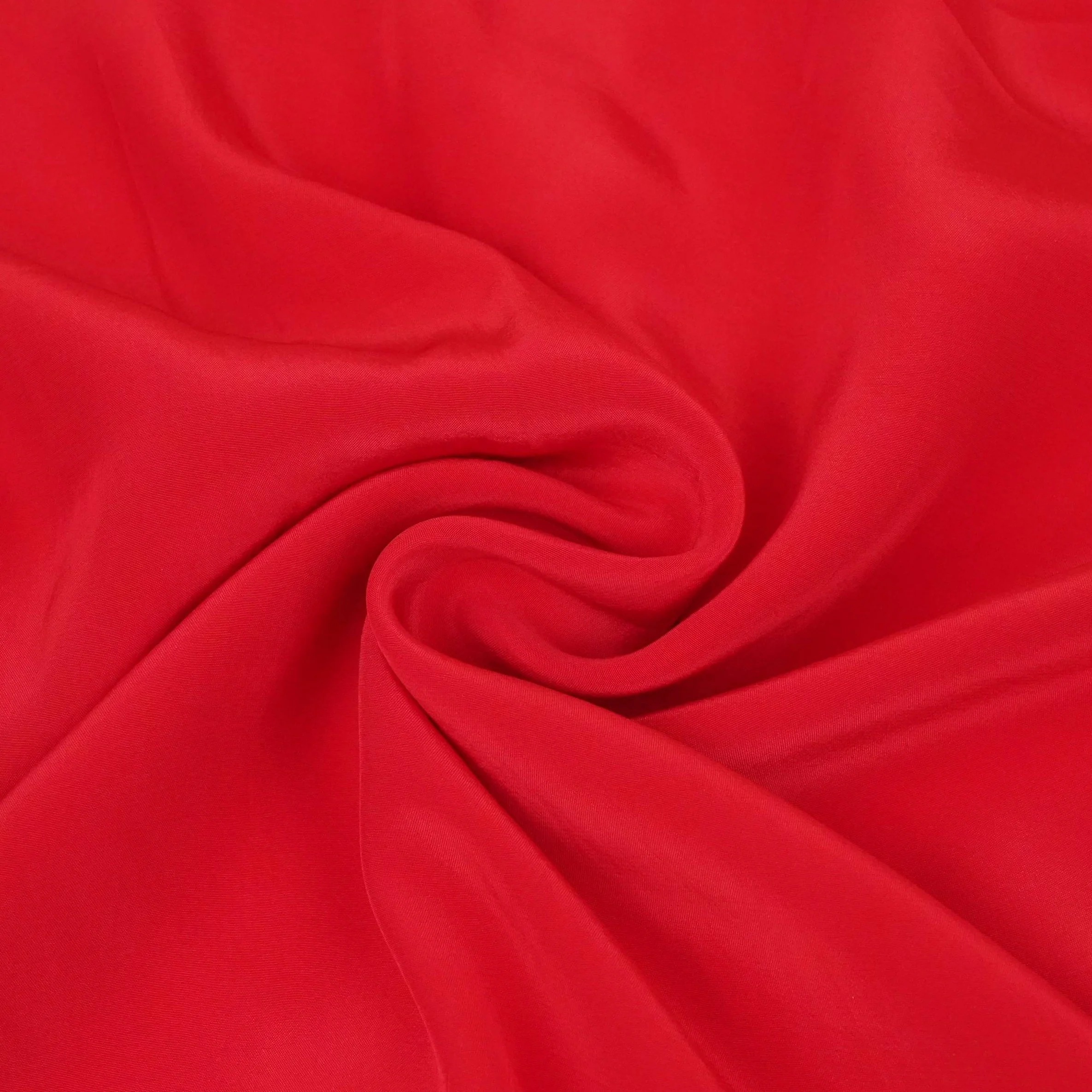 Red Solid Natural Crepe Fabric BSN-02 - Image 4