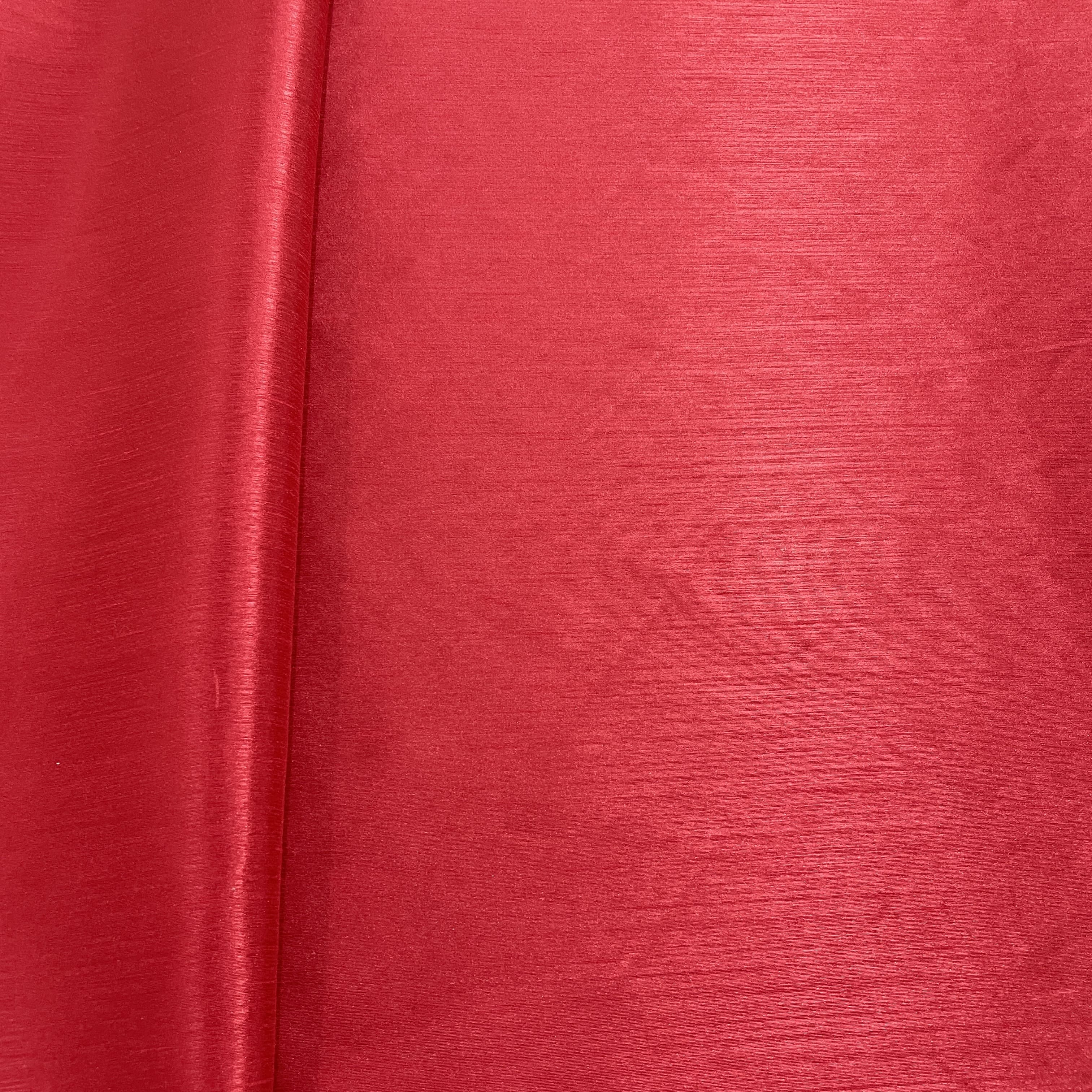 Red Solid Satin Fabric - Image 4