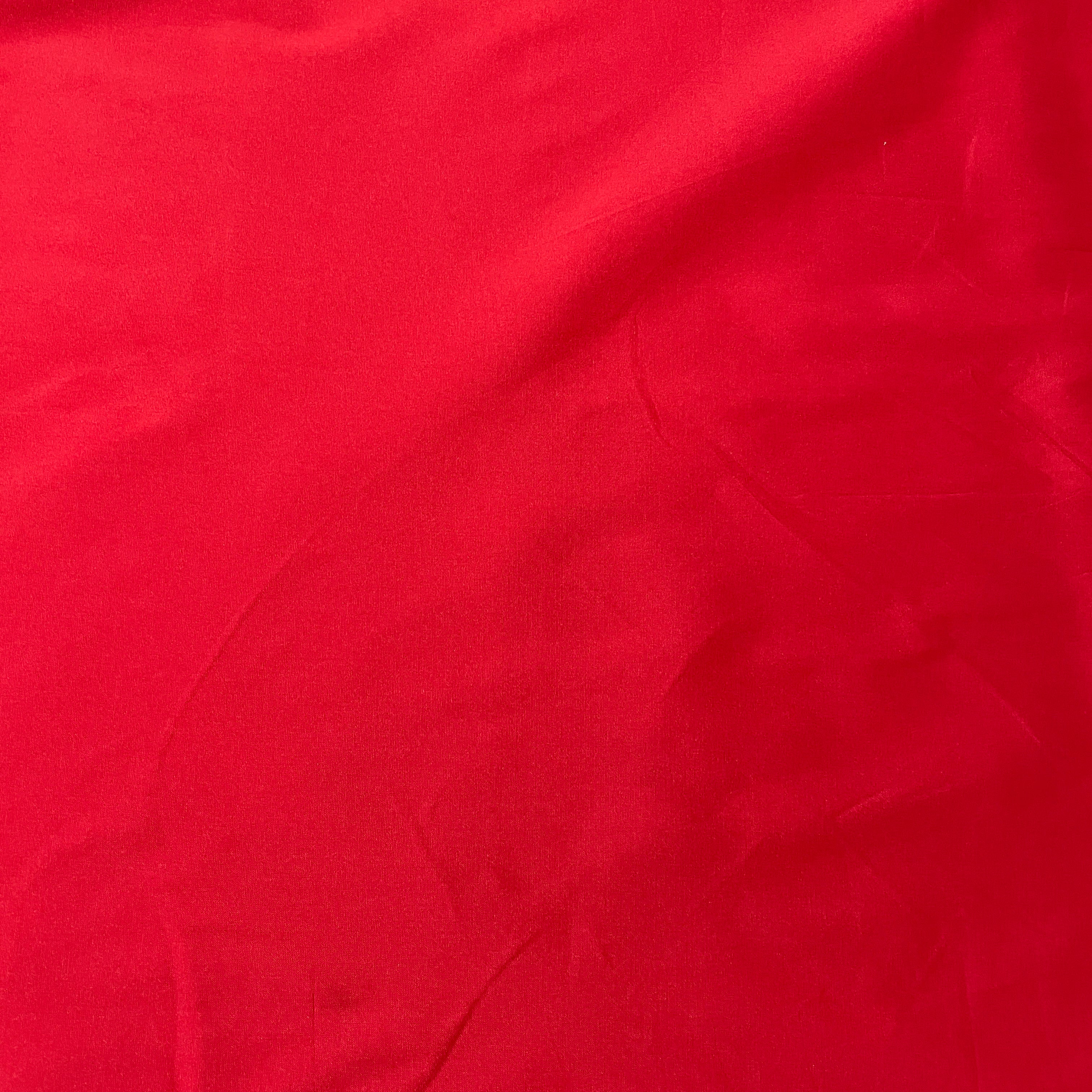 Red Solid Silk Taffeta Fabric - Image 2