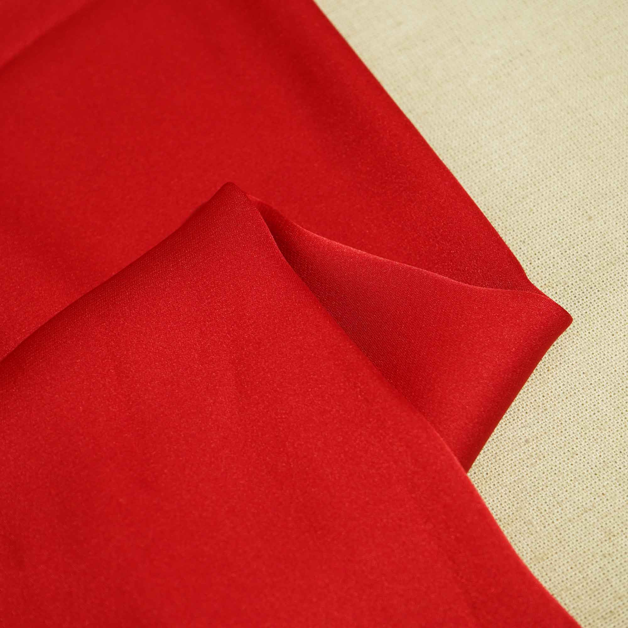 Red Solid Zara Satin AF-26545 - Image 2