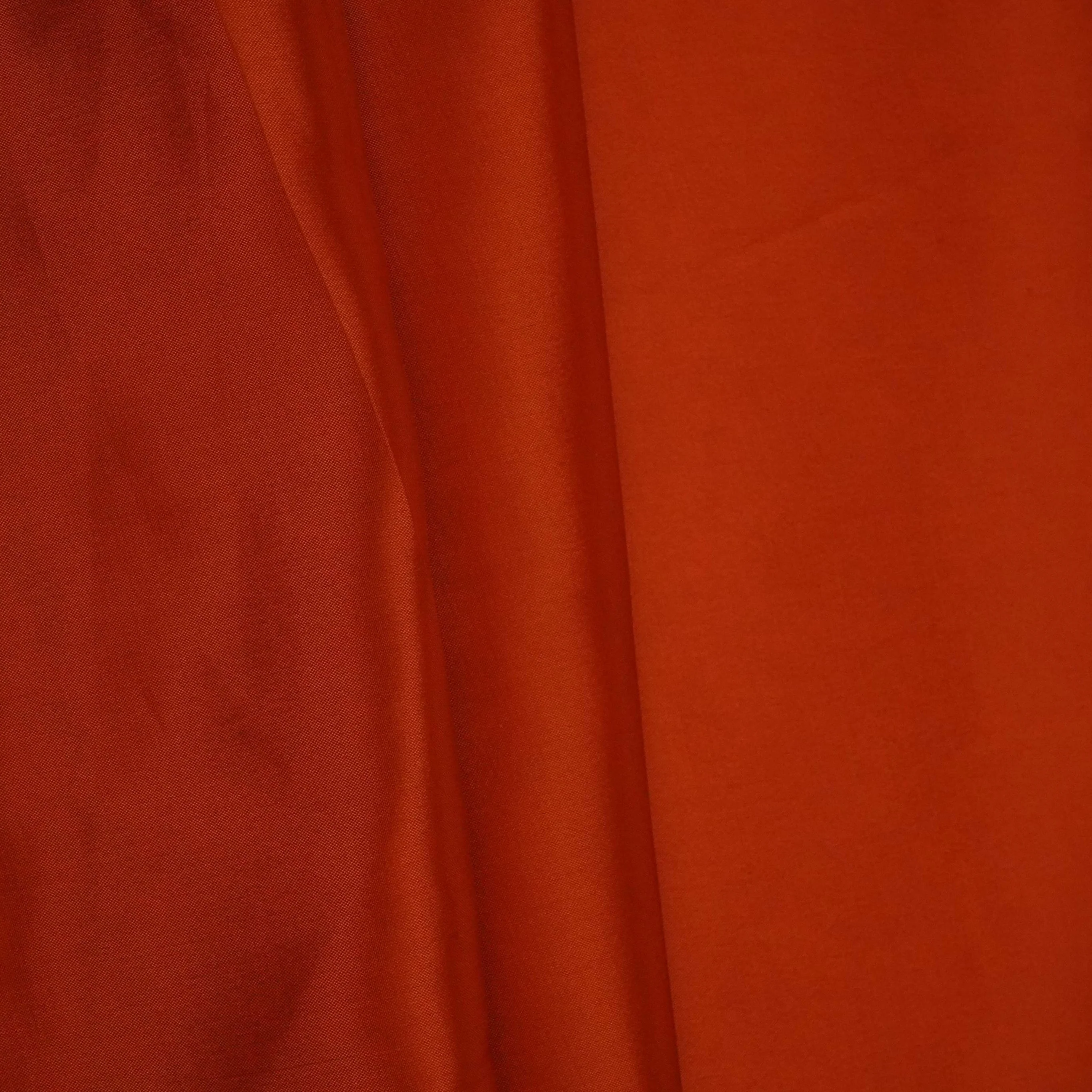 Rust Orange Solid H.O Silk Fabric MFH-09 - Image 5