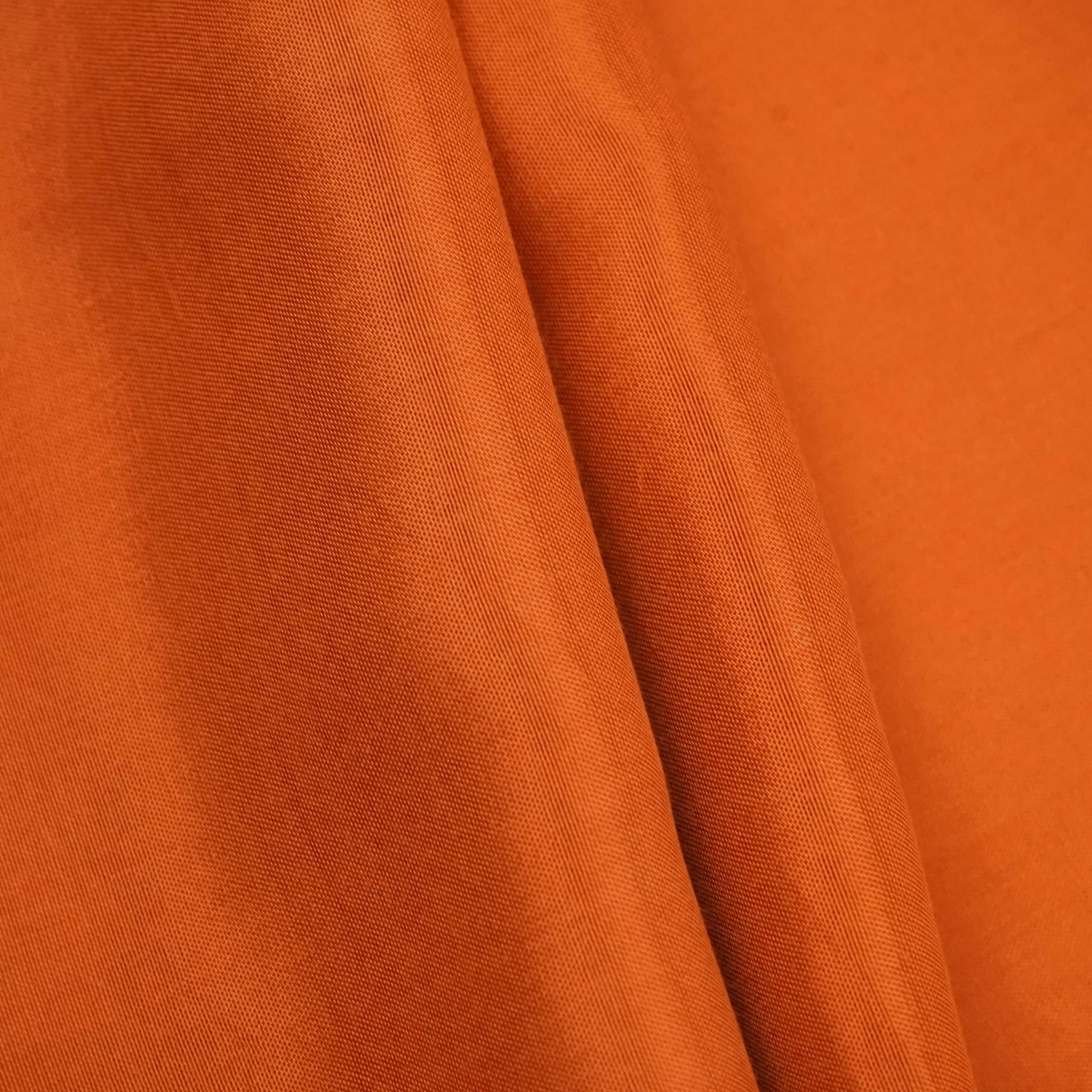 Rust Orange Solid Santoon Fabric SSM-31781 - Image 4