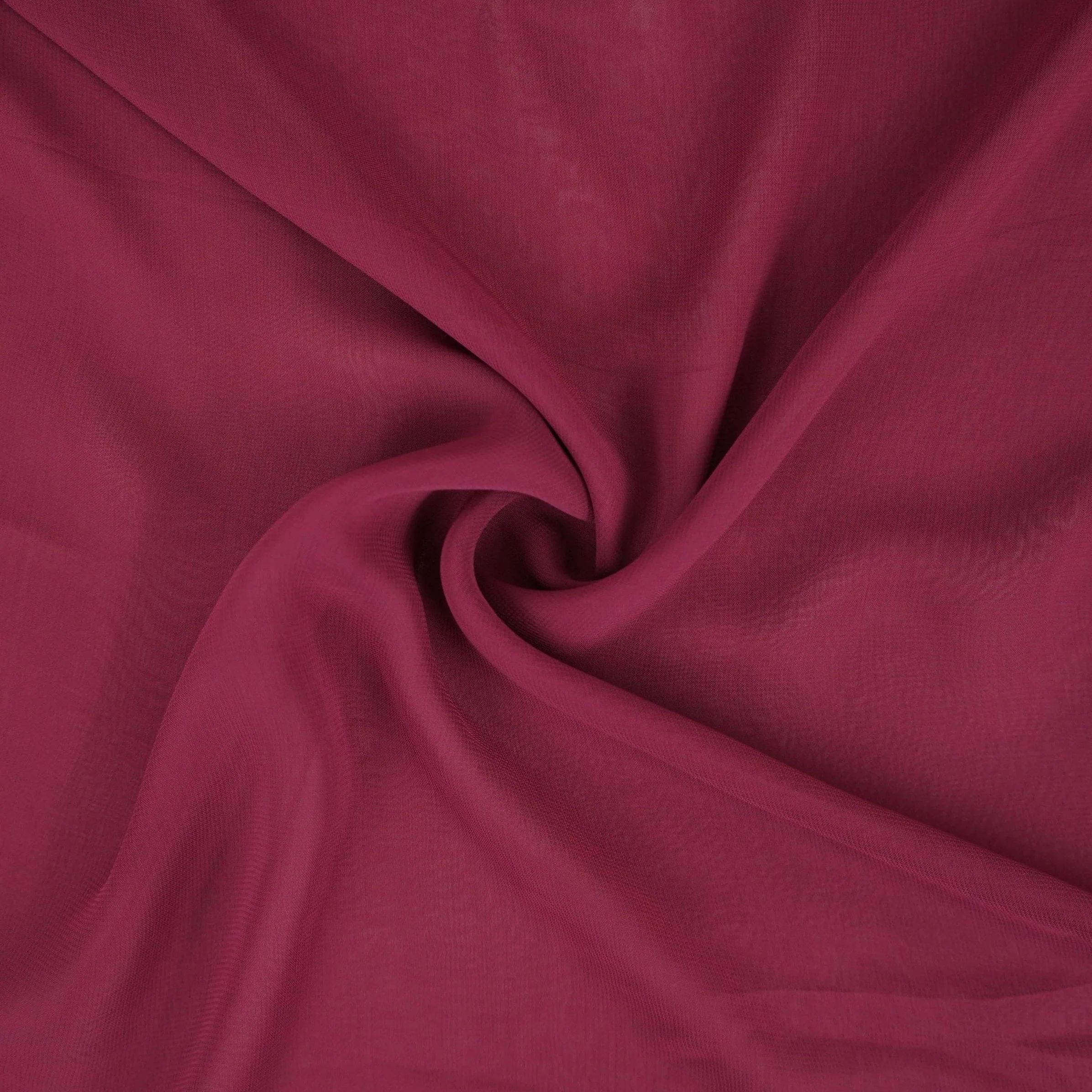 Rust Red Solid 60gm Georgette Fabric SSMG-11 - Image 3