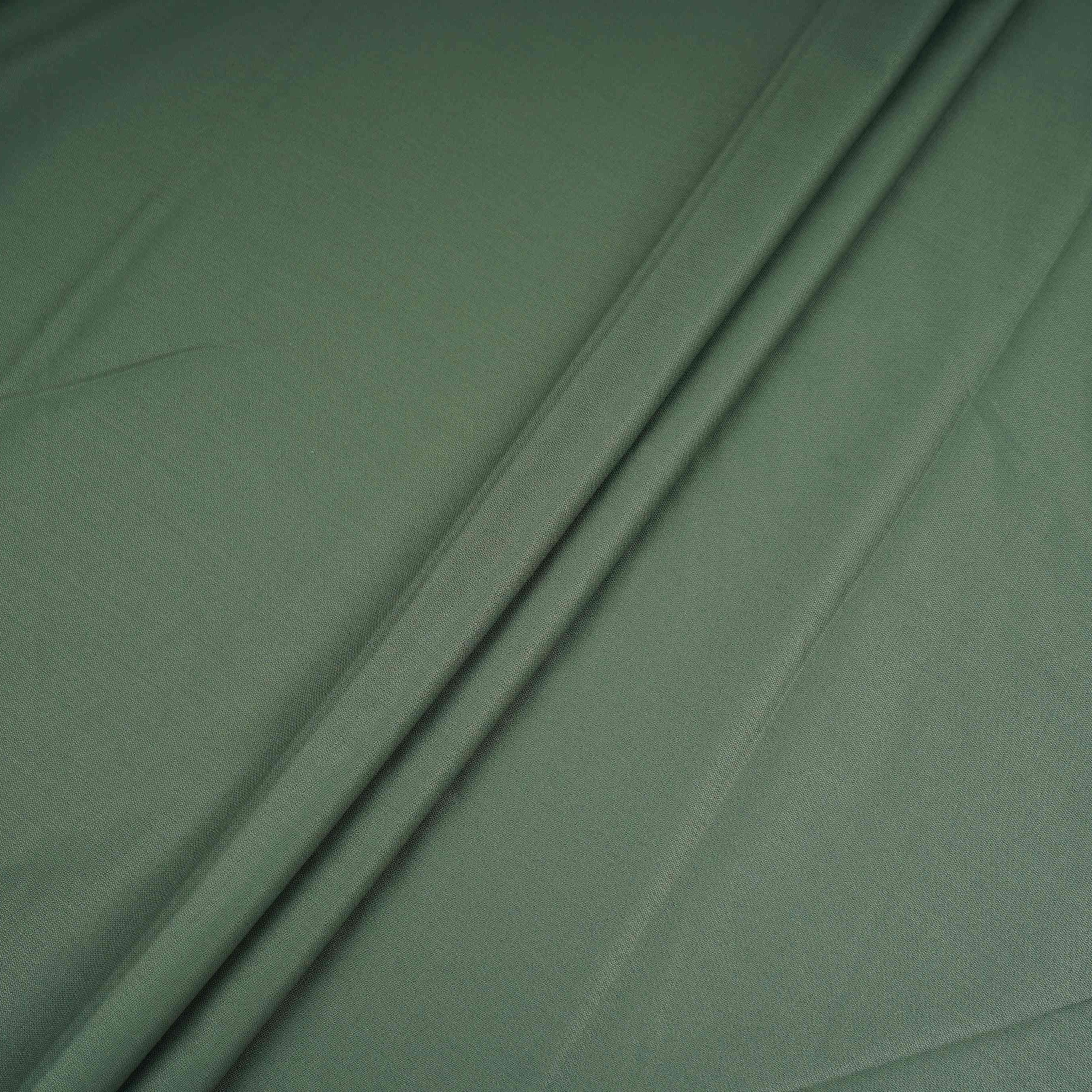 Sage Green Solid Suiting Fabric ASMI-31278 - Image 4