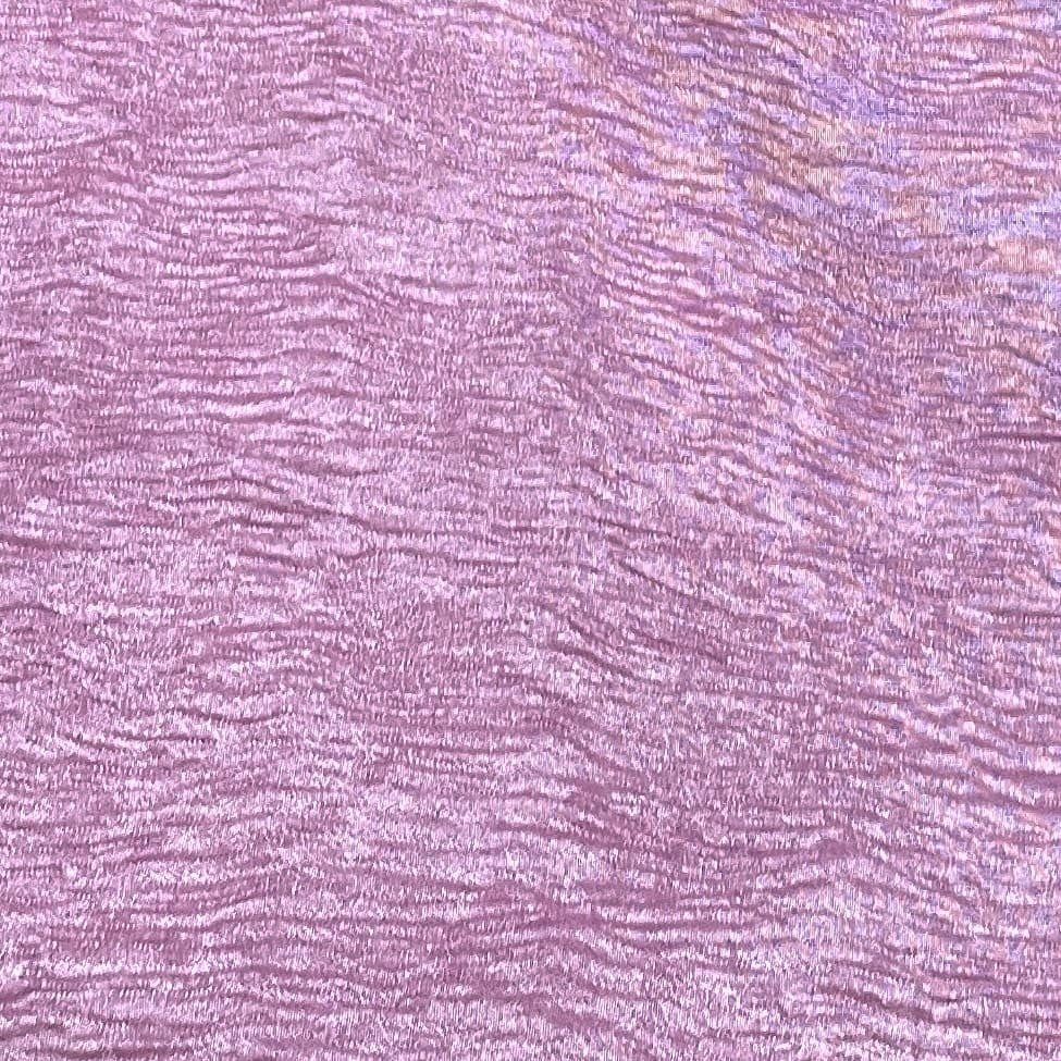 Pink Solid Shimmer Crushed Tissue Fabric 14307 - Image 2