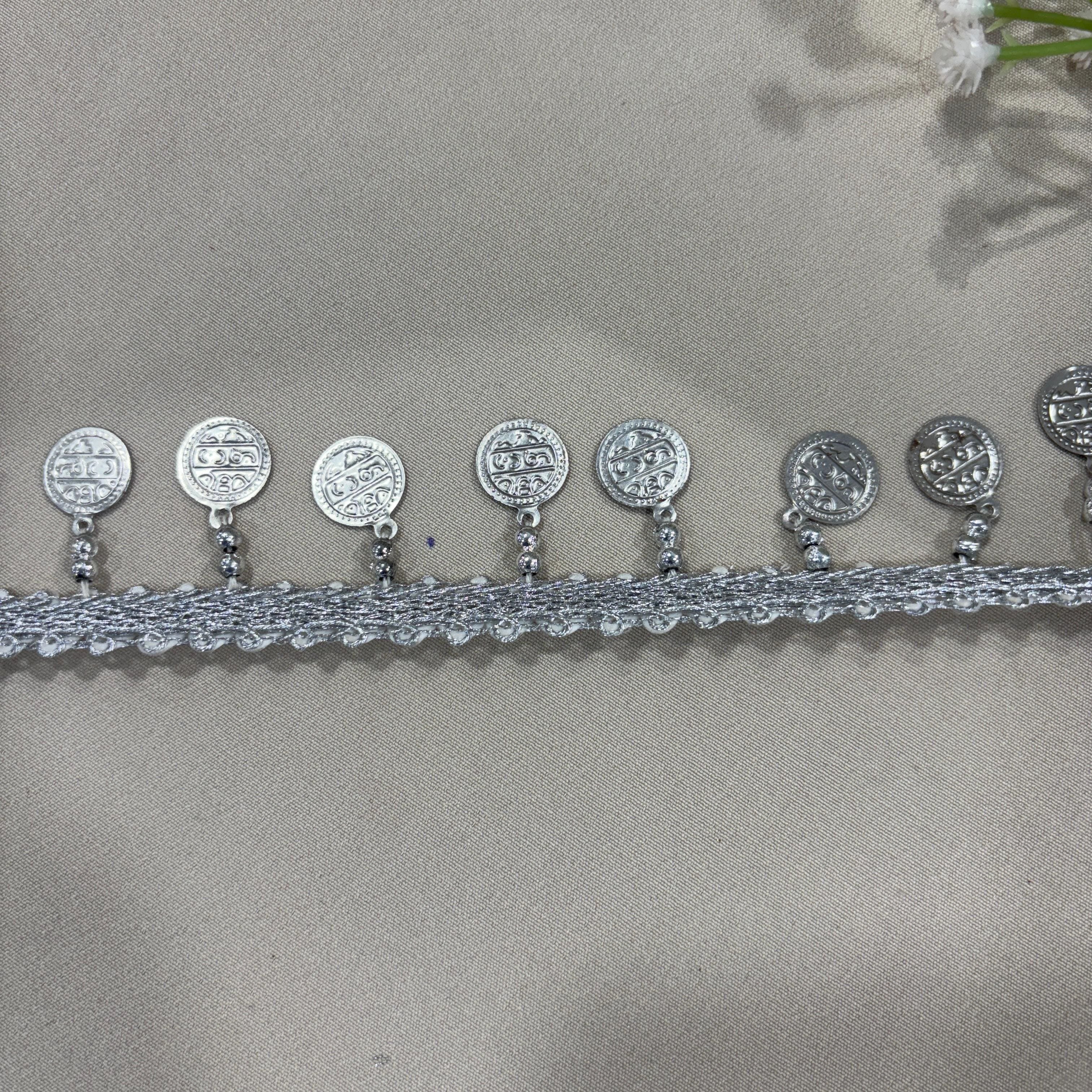 Silver Coins Lace 16991 - Image 2