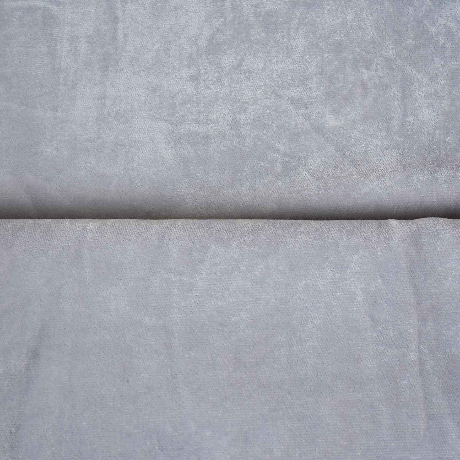 Silver Grey Solid Micro Velvet 9000 MSMR-27858 - Image 3