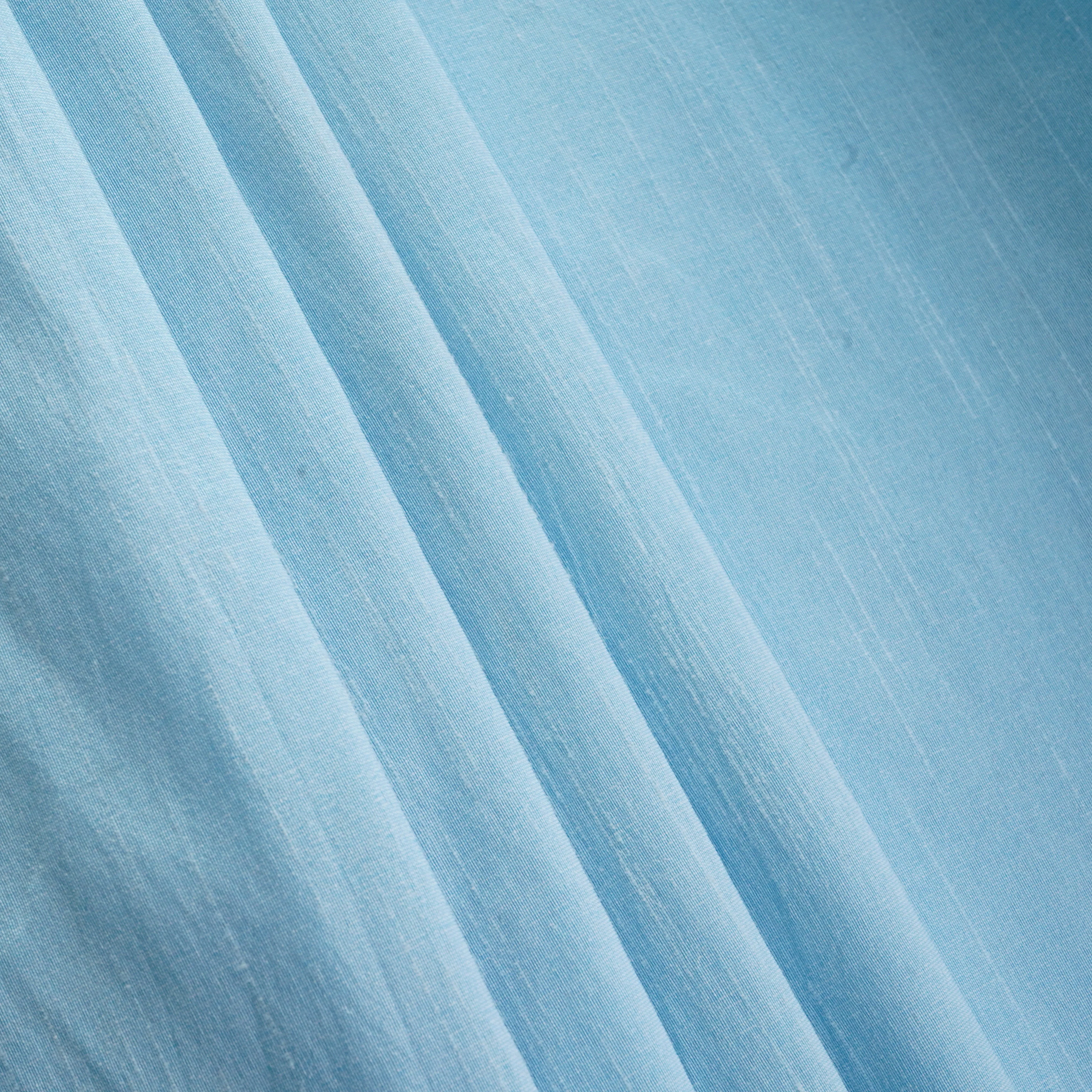Sky Blue Dupion Silk Fabric 15598 - Image 3