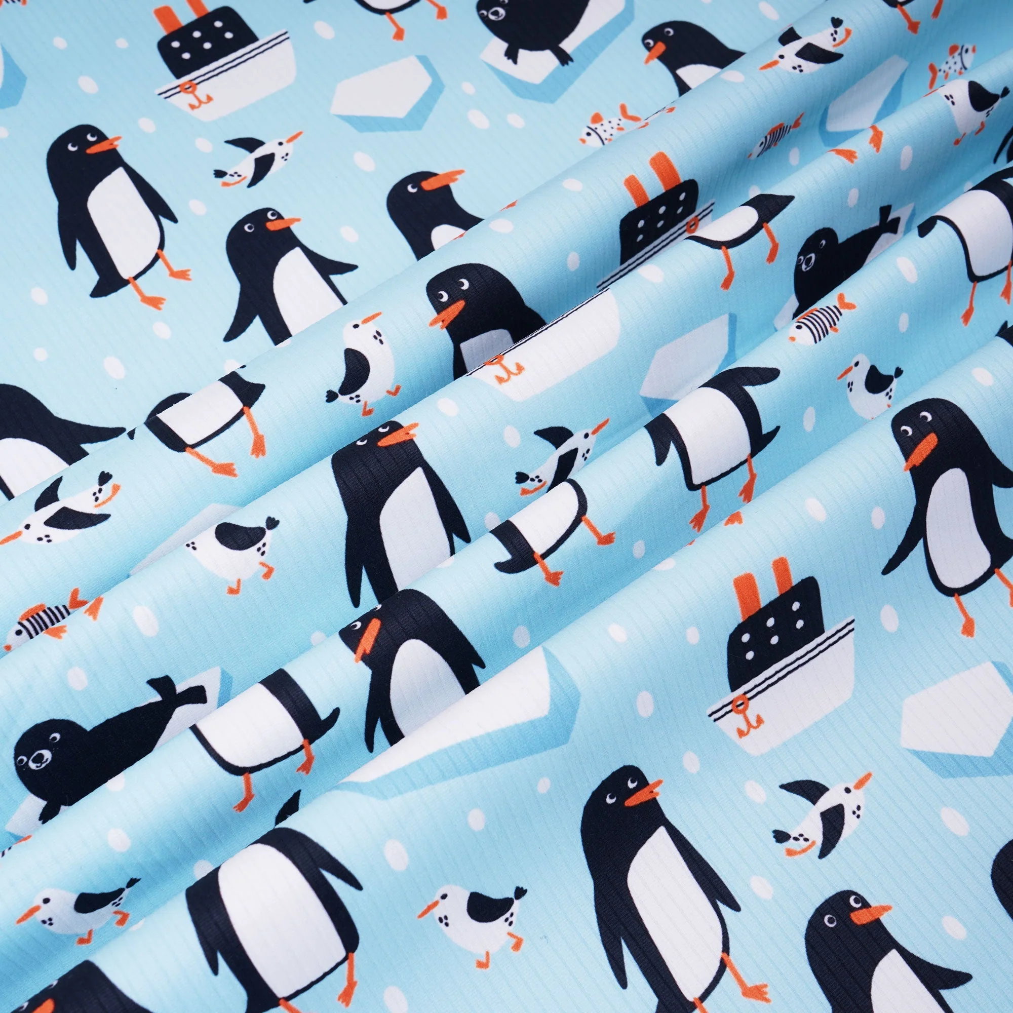 Sky Blue Kids Print Hosiery Fabric RS-24457 - Image 3