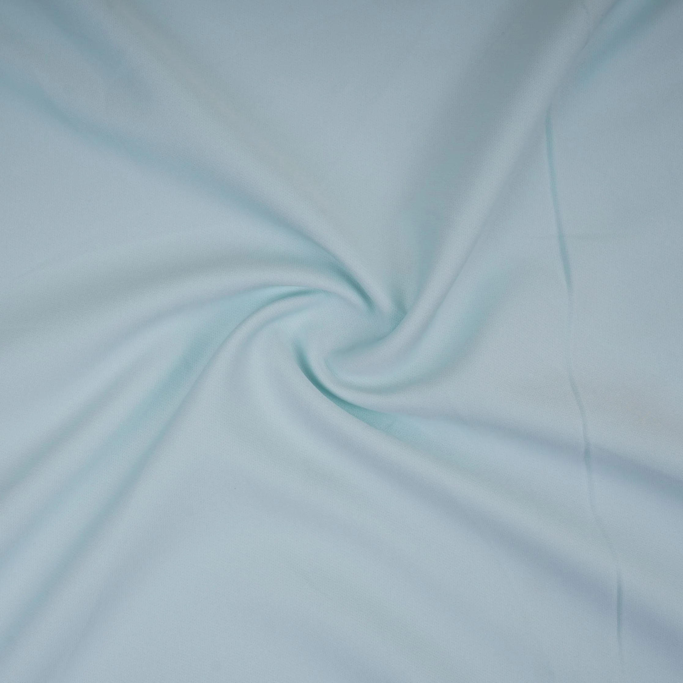 Sky Blue Solid Banana Crepe Fabric LIB-07 - Image 4