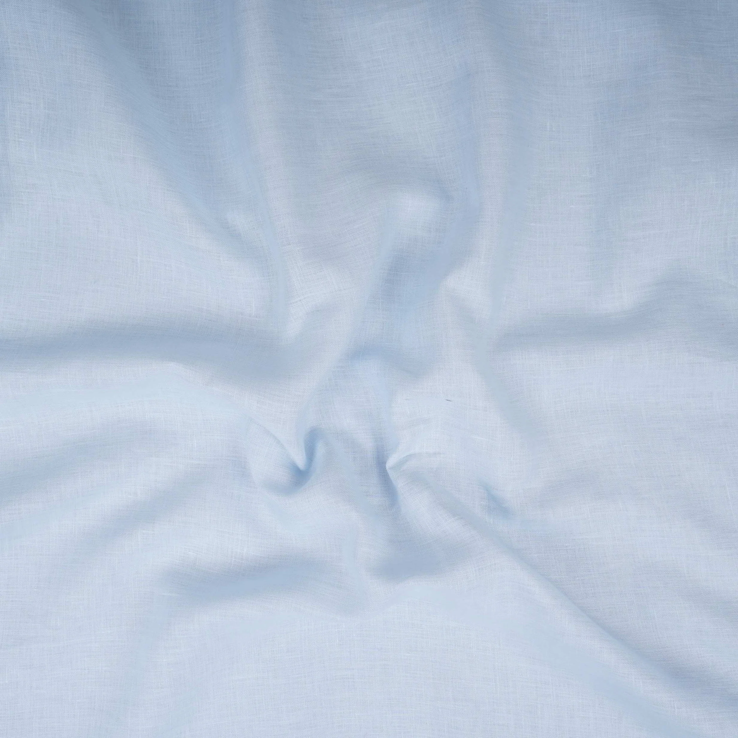 Sky Blue Solid Pure Linen Fabric UT-30952 - Image 2