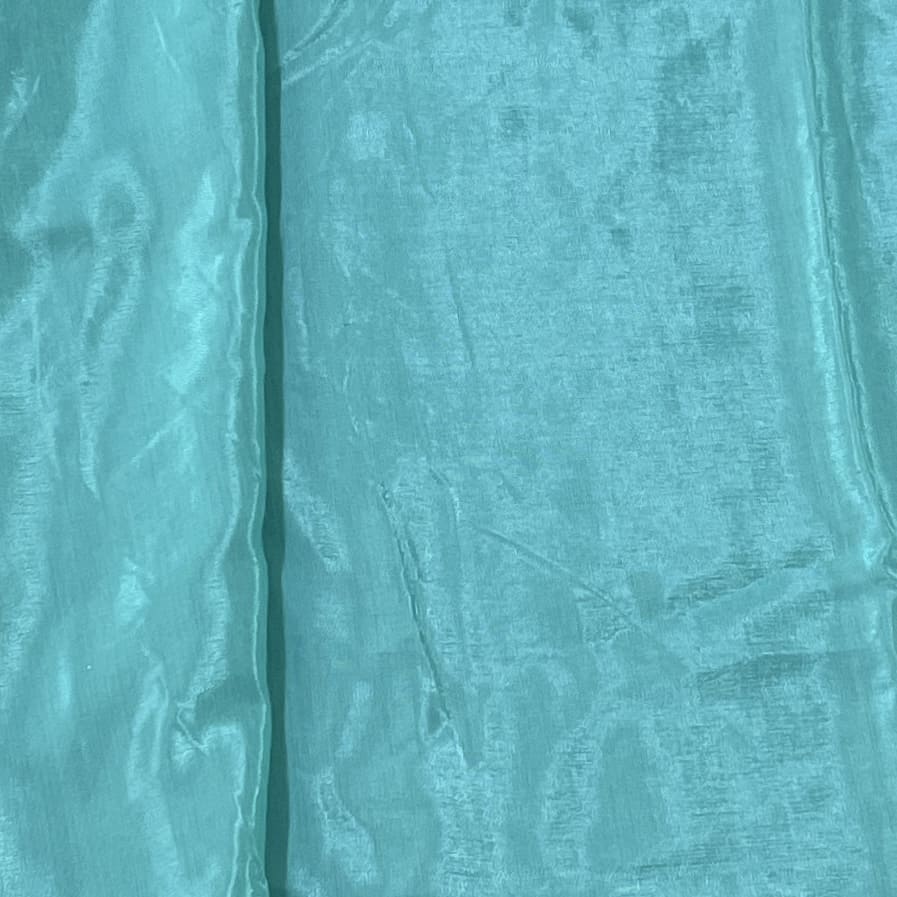 Sky Blue Solid Shantoon Fabric - Image 3
