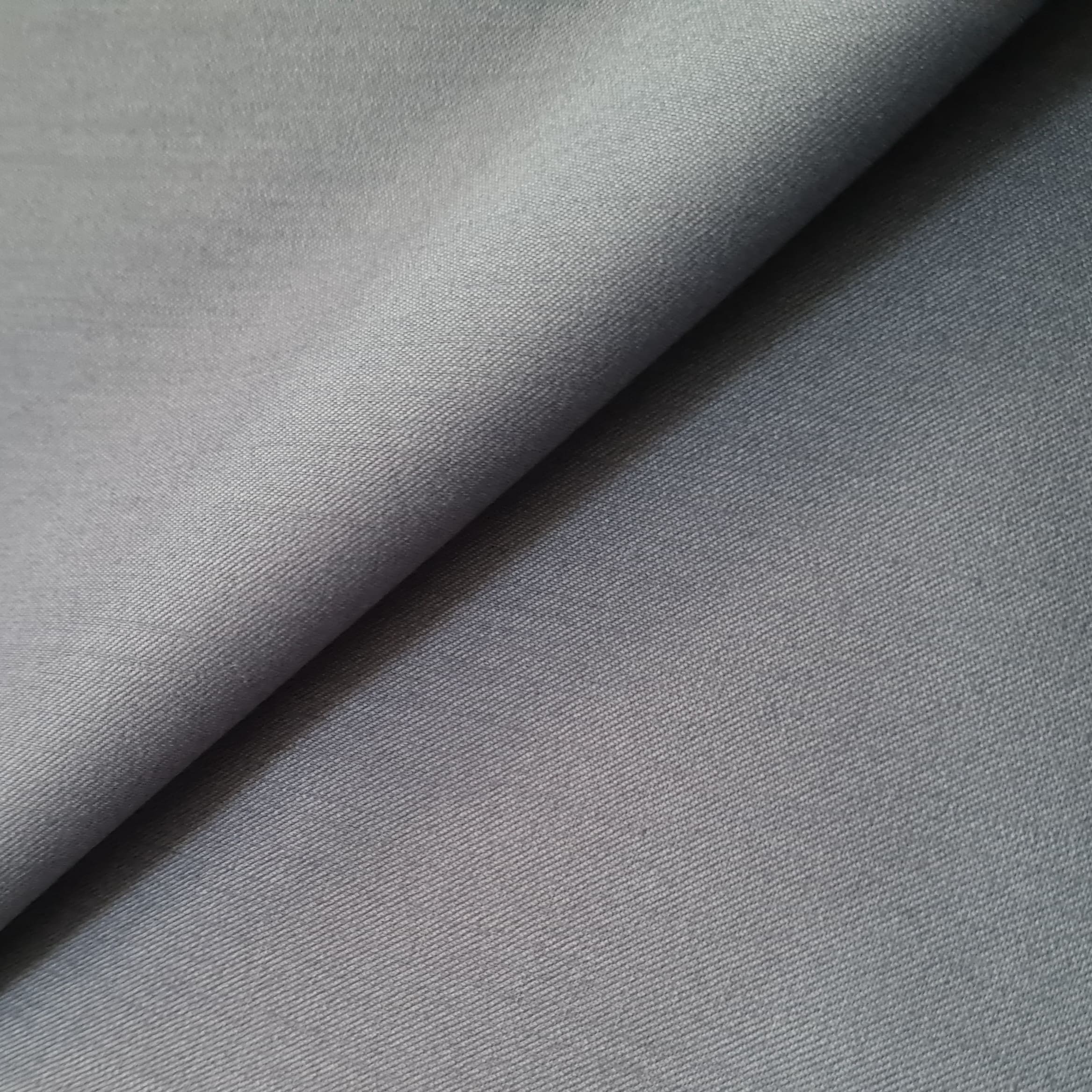 Steal Blue Solid Premium Zupi Suiting Fabric 17966 - Image 2