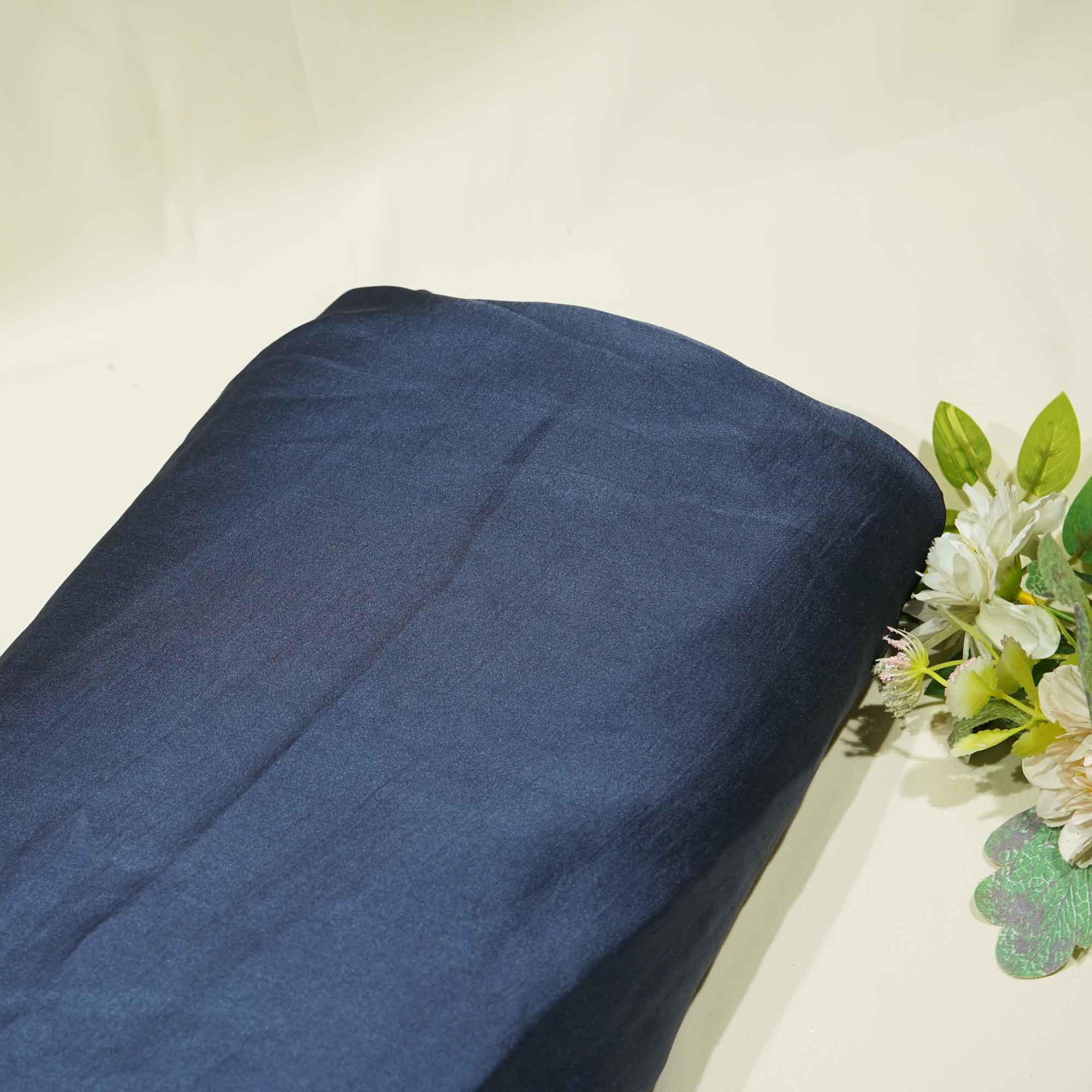 Steel Grey Solid Bemberg Silk KC-16048