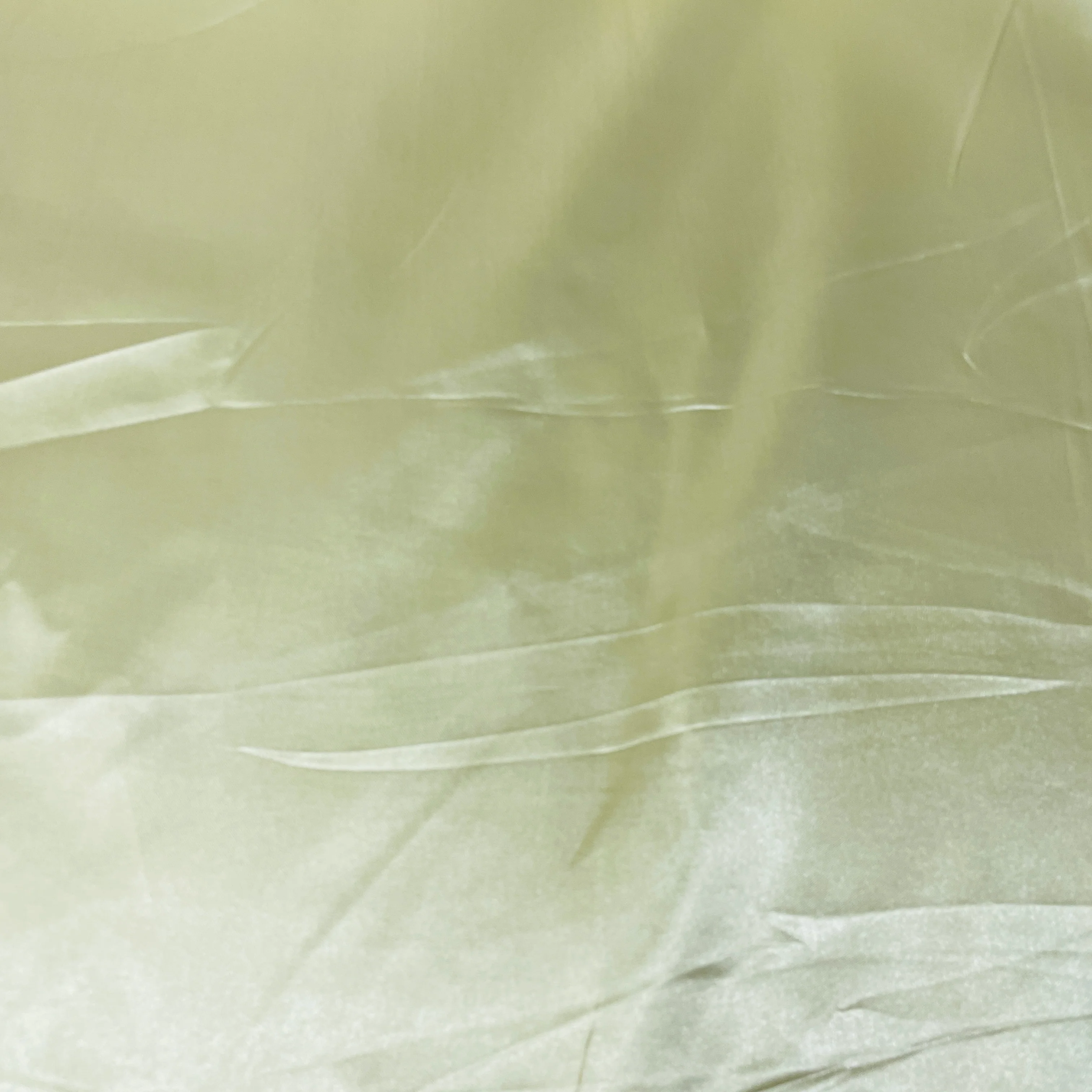 Tea Green Solid Satin Fabric - Image 2