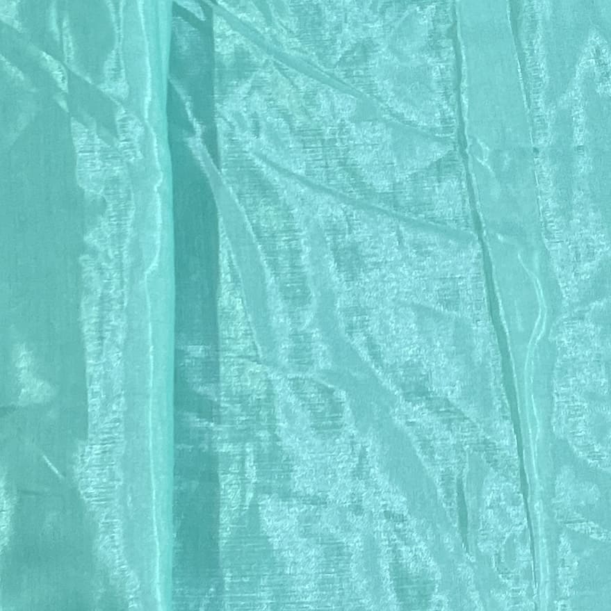 Tiffany Blue Solid Shantoon Fabric - Image 3