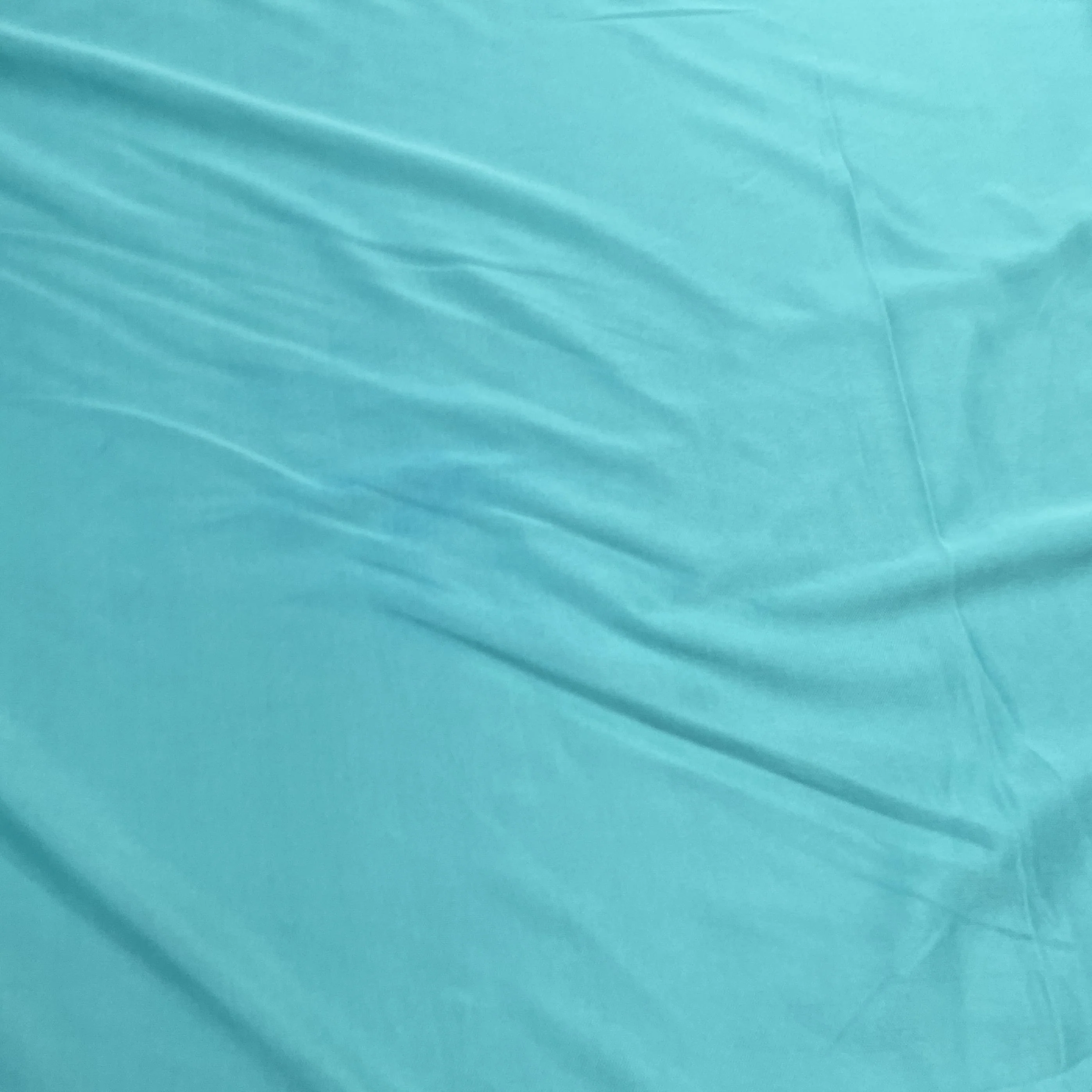 Turqousie Green Solid Lycra Dyed Fabric - Image 2