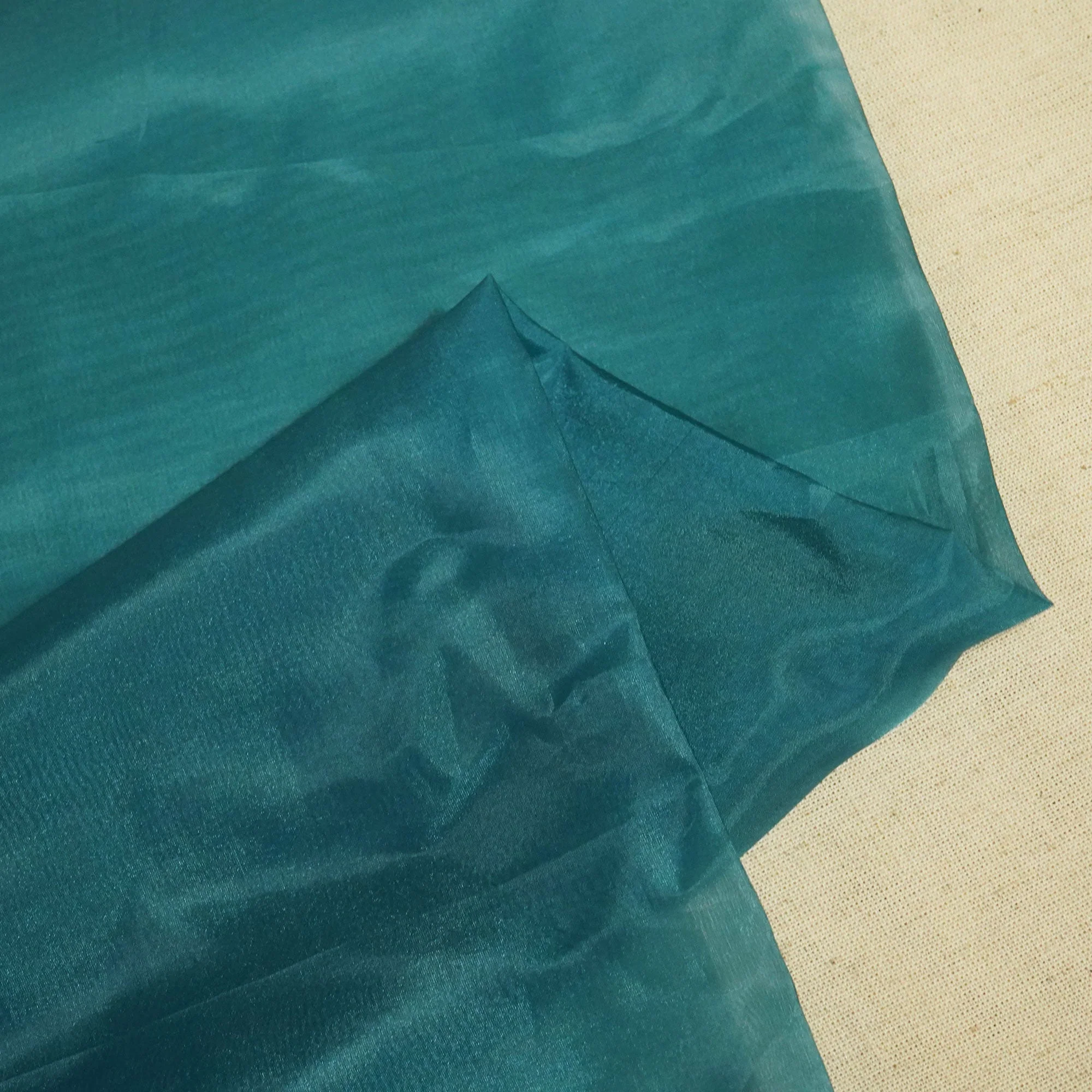 Turquoise Blue Liquid Organza SE-24649 - Image 2