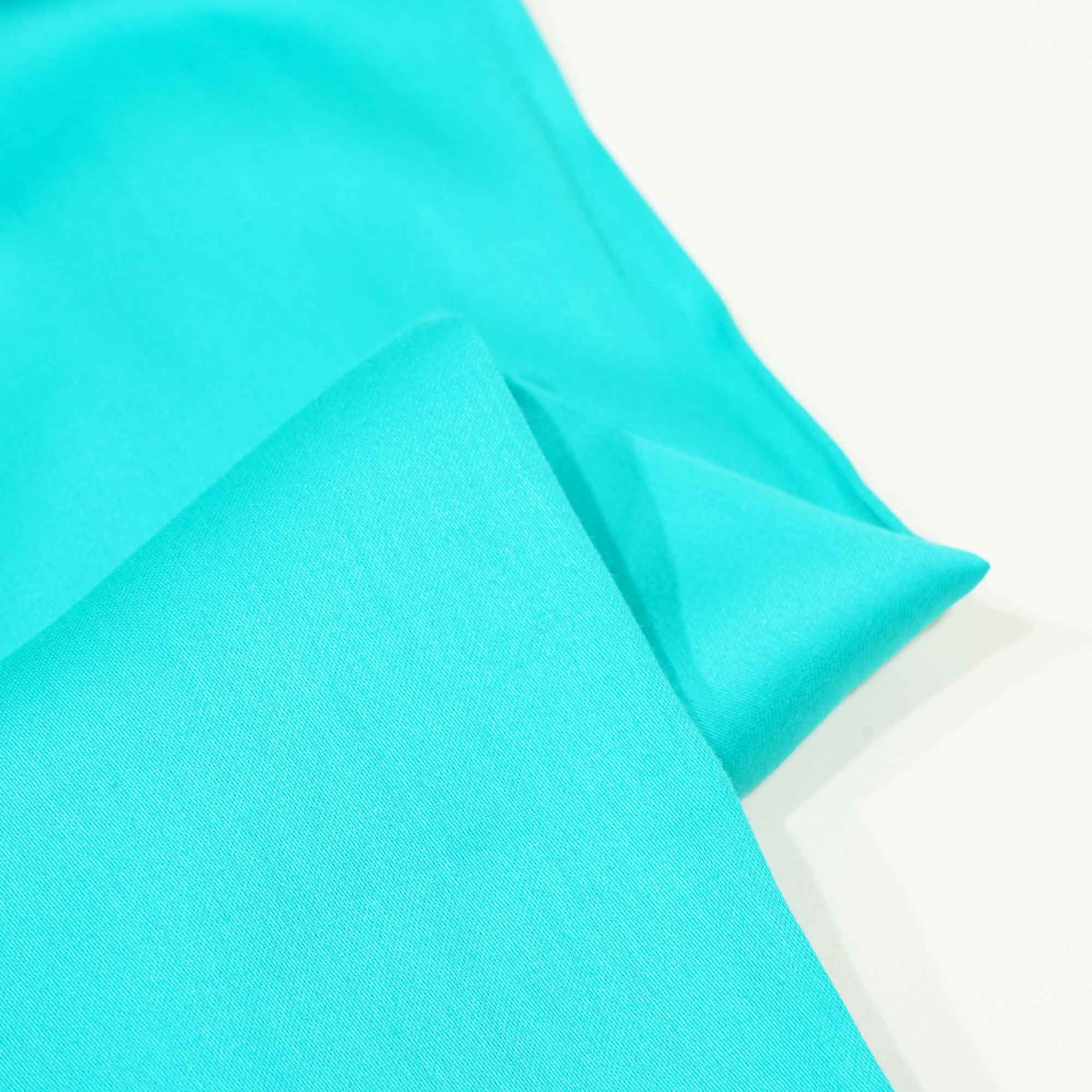Turquoise Green Cotton Satin MSMR-15995 - Image 2
